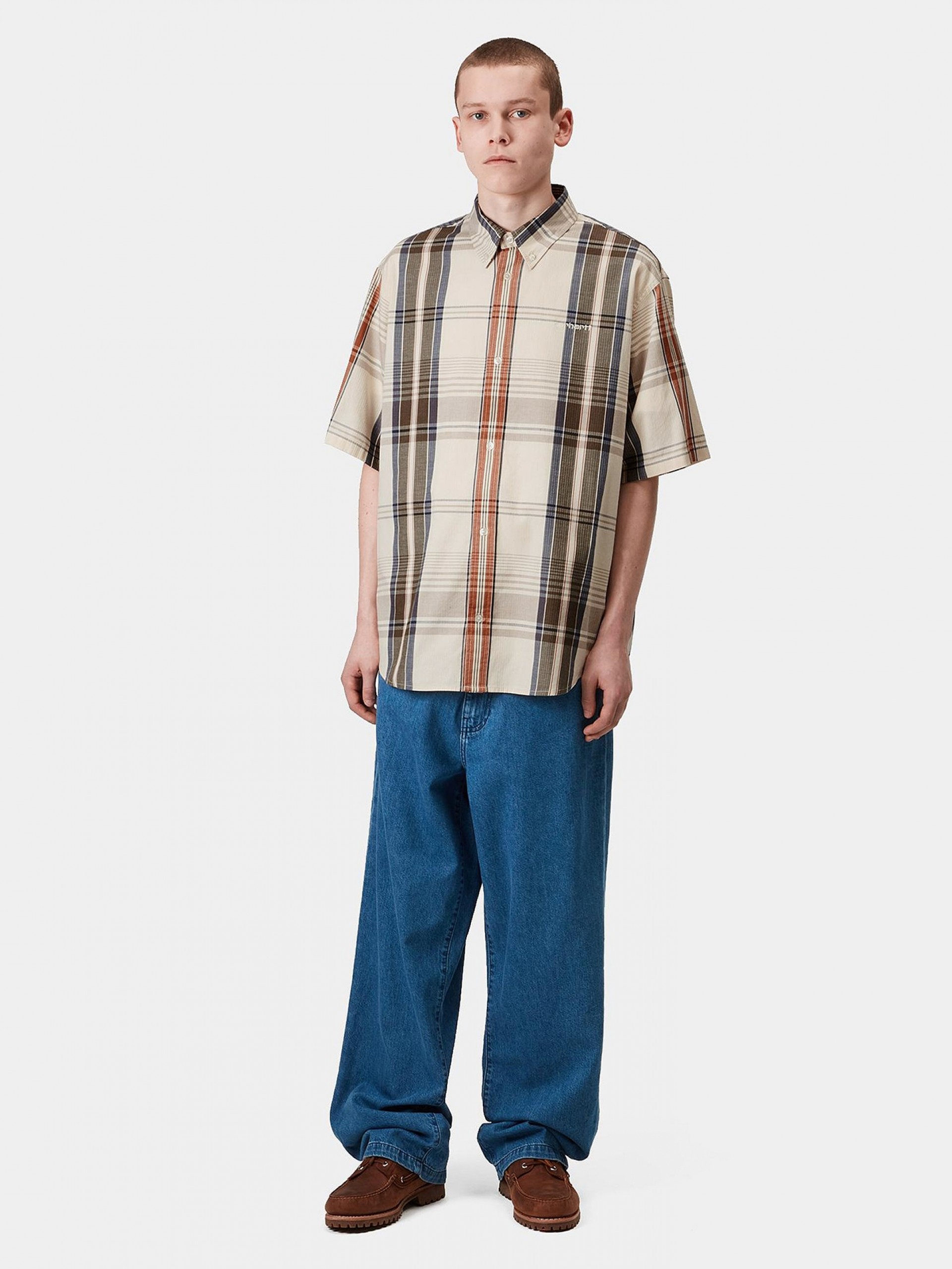 Camisa Carhartt WIP Roslin De Cuadros