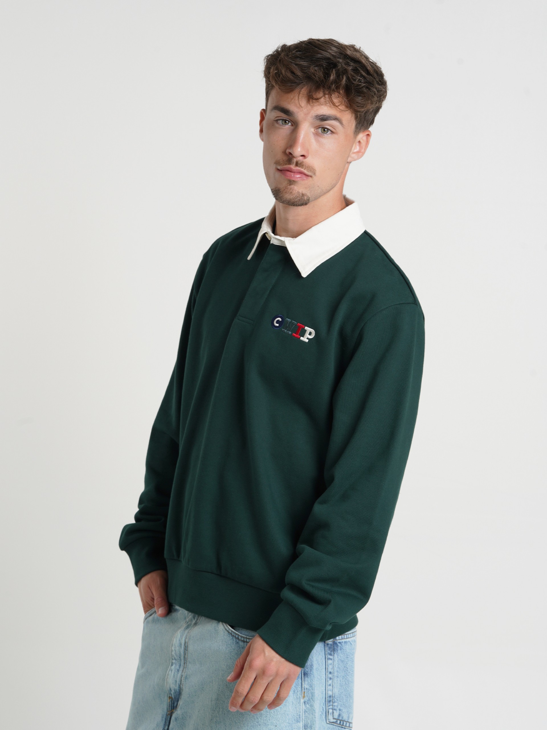 Camisola Carhartt WIP Flags Rugby Verde