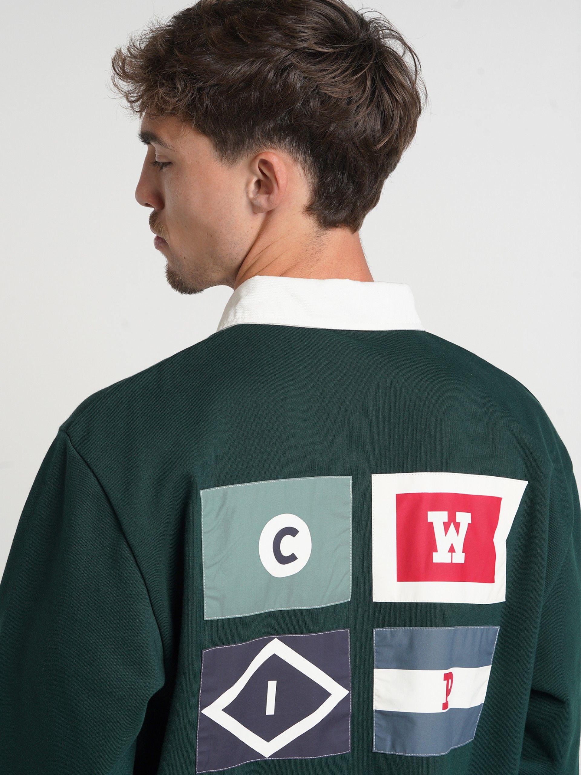 Camisola Carhartt WIP Flags Rugby Verde