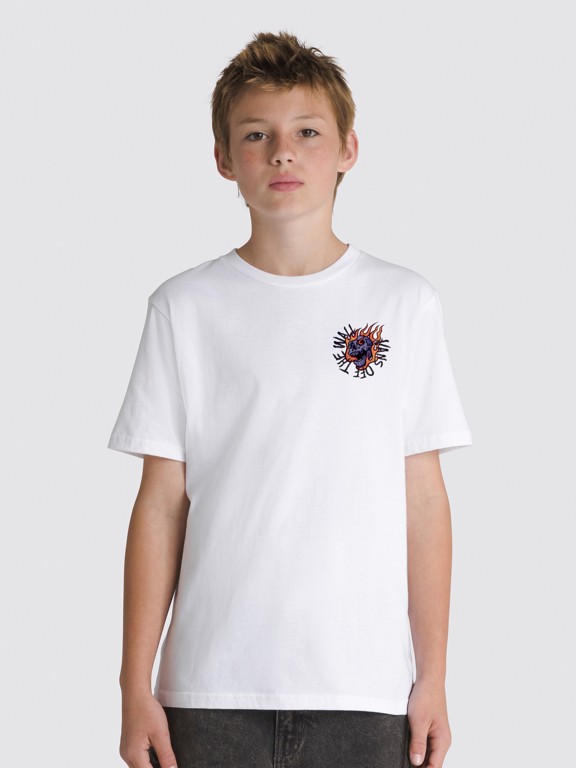 Camiseta Vans Vortex Kids Blanca
