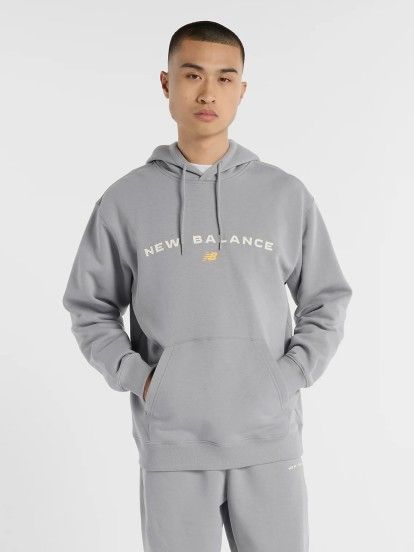Sudadera con Capucha New Balance Reimagined Graphic Gris