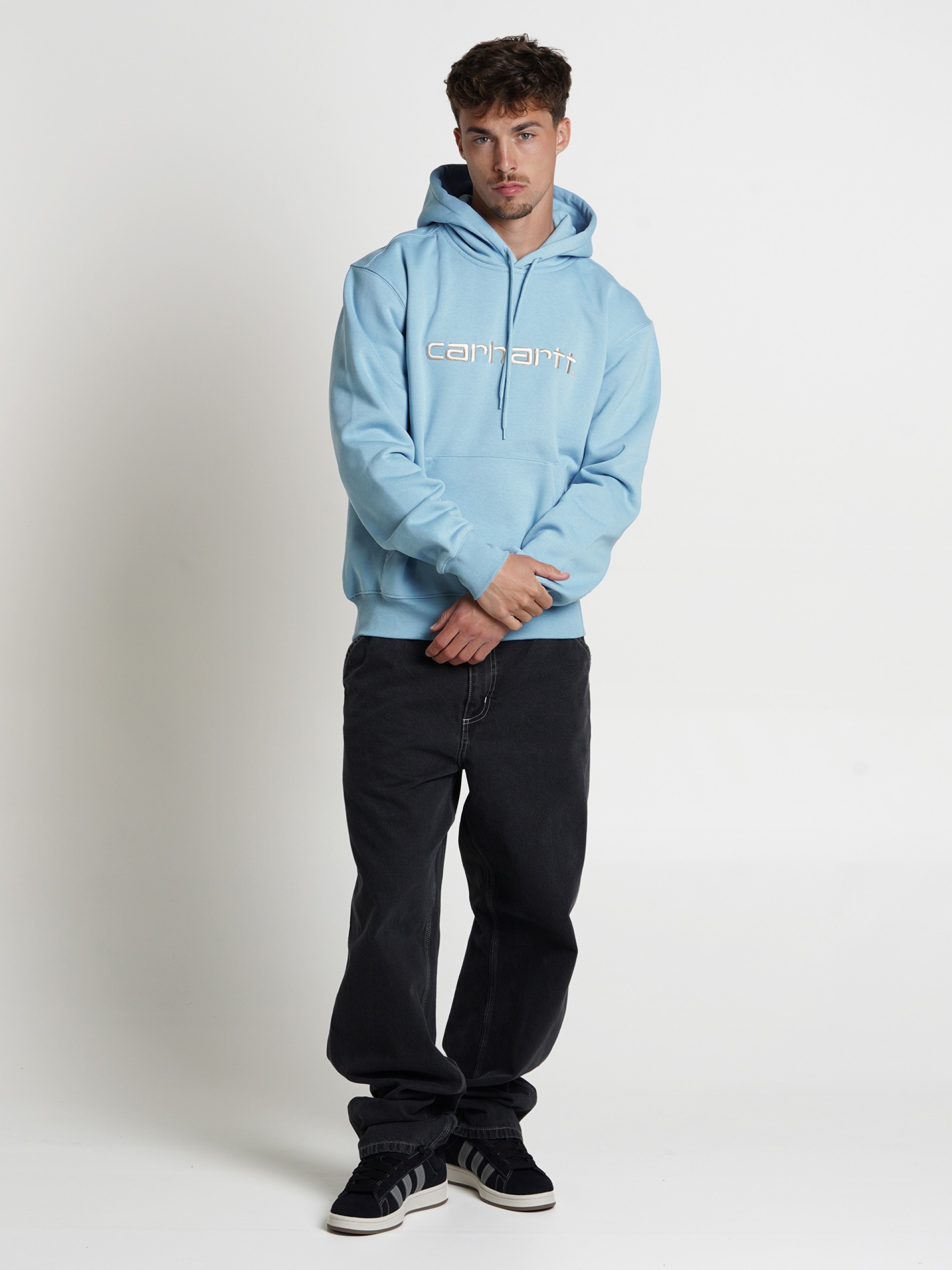 Camisola com Capuz Carhartt WIP Sweat Azul