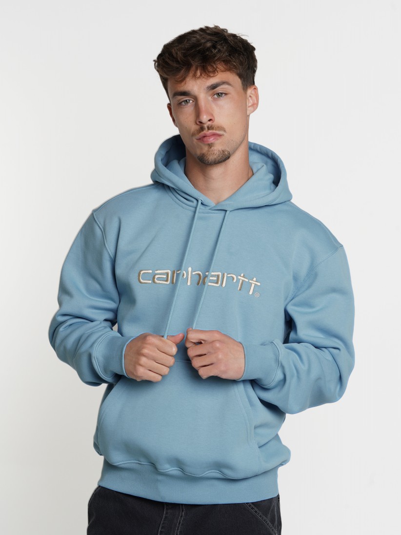 Camisola com Capuz Carhartt WIP Sweat Azul