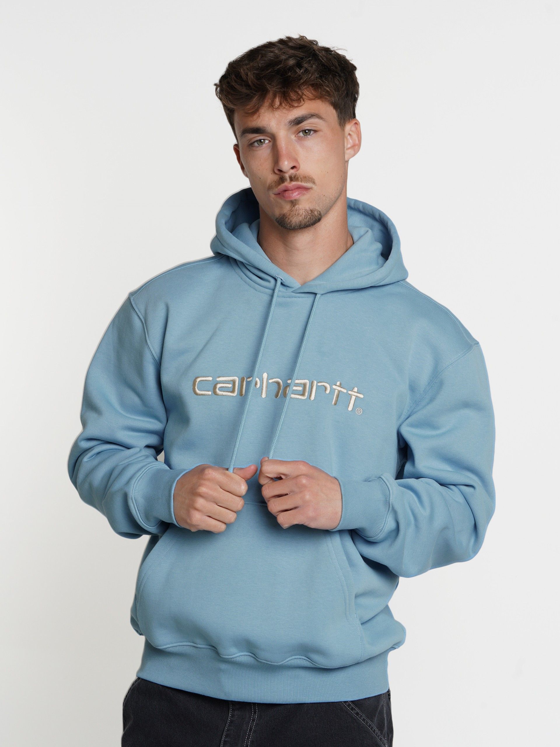 Camisola com Capuz Carhartt WIP Sweat Azul