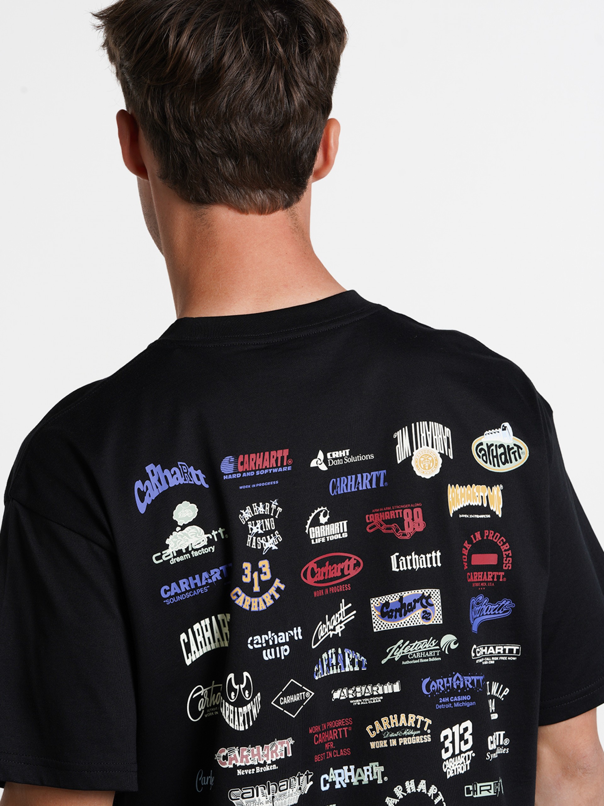 Camiseta Carhartt WIP Logo Negra