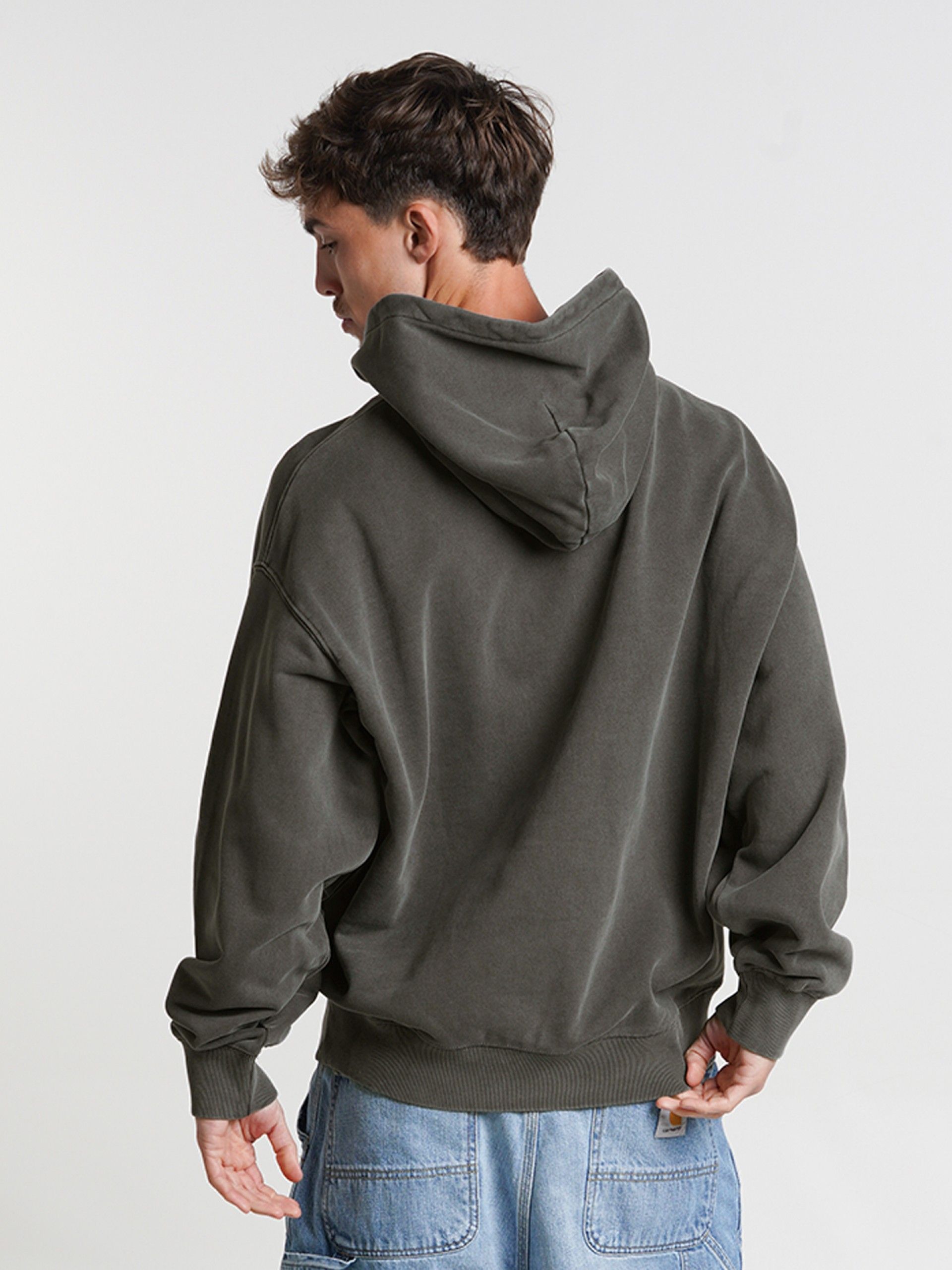 Camisola com Capuz Carhartt WIP Library Cinzenta