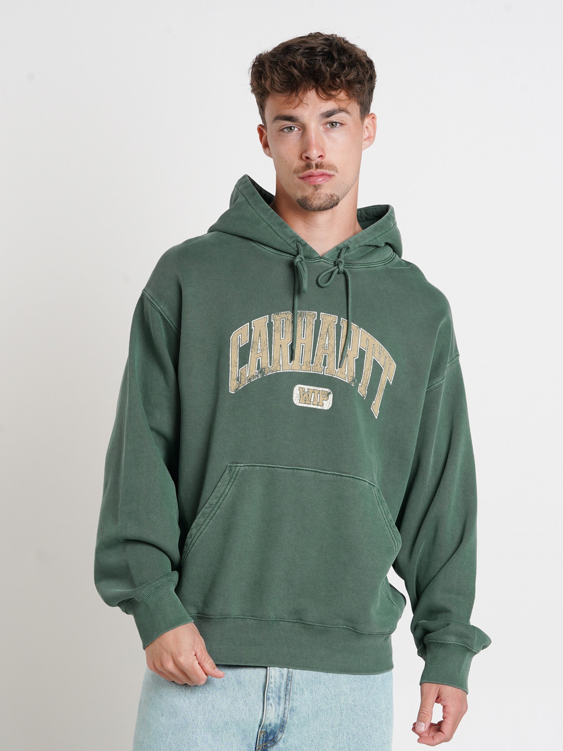 Camisola com Capuz Carhartt WIP Library Verde