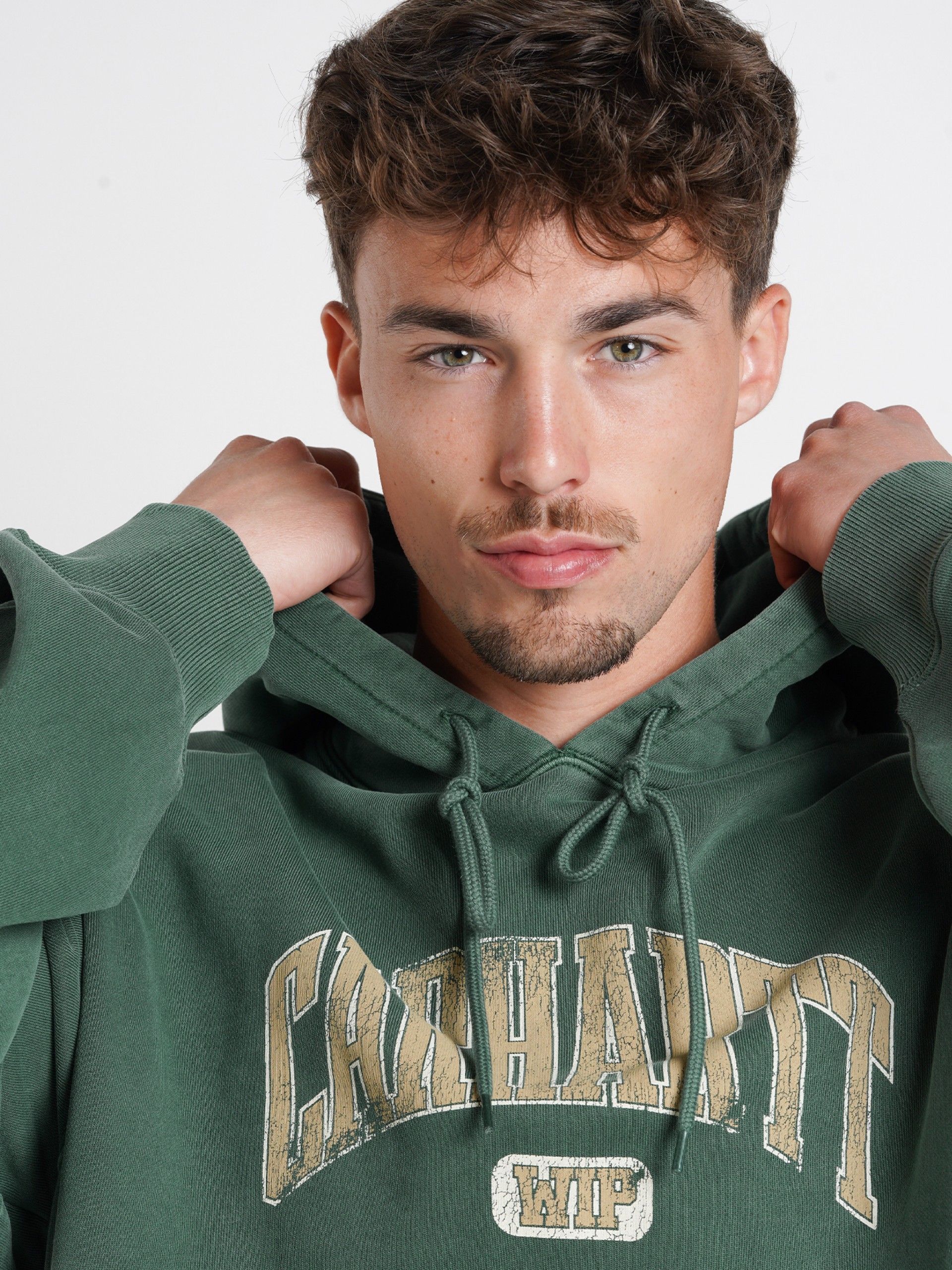 Camisola com Capuz Carhartt WIP Library Verde