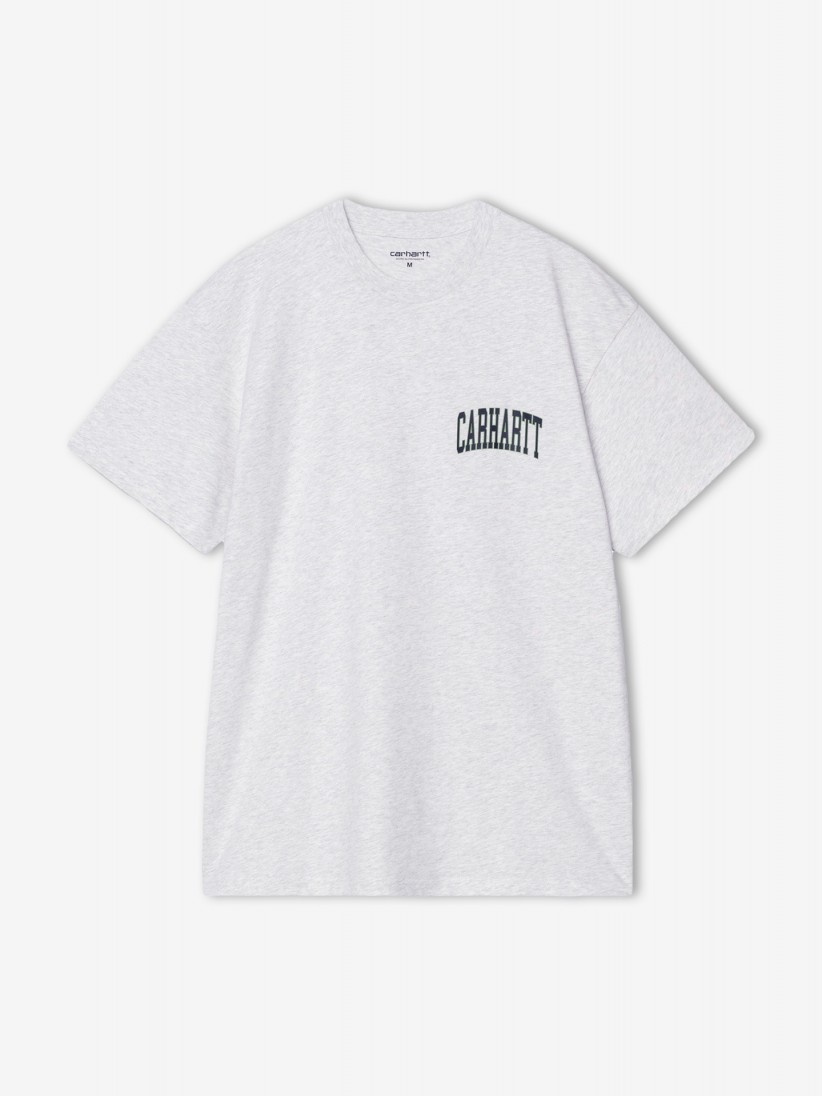 Tシャツ・カットソー Carhartt SS25 (I034643 482 XX) Carhartt WIP Logo Grey T-shirt - I034643.482.XX - BZR Online