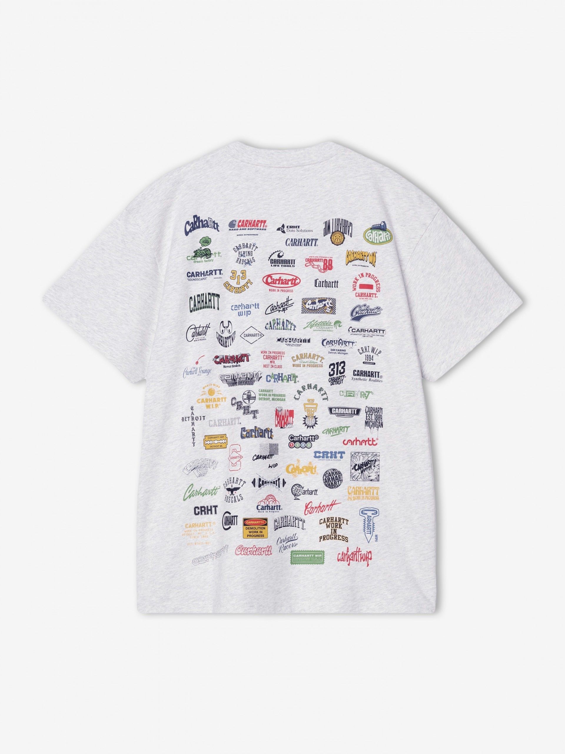 T-shirt Carhartt WIP Logo Cinzenta