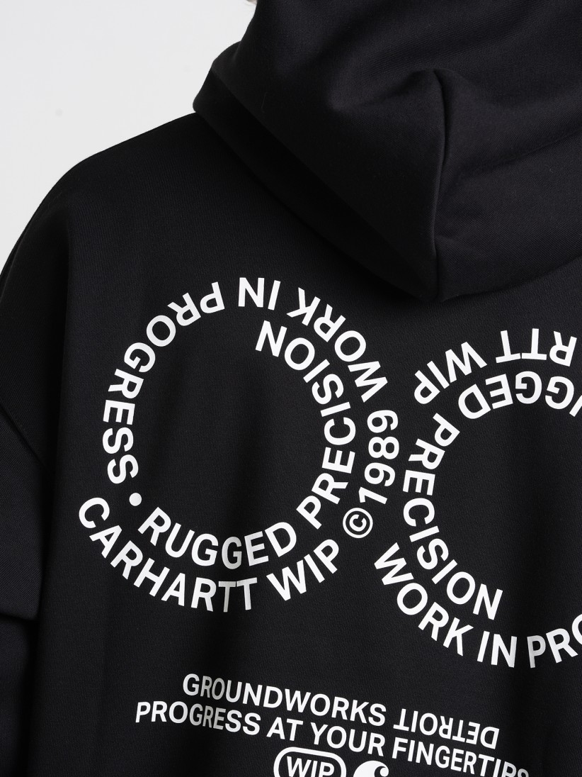 Sudadera con Capucha Carhartt WIP Rotation Negra