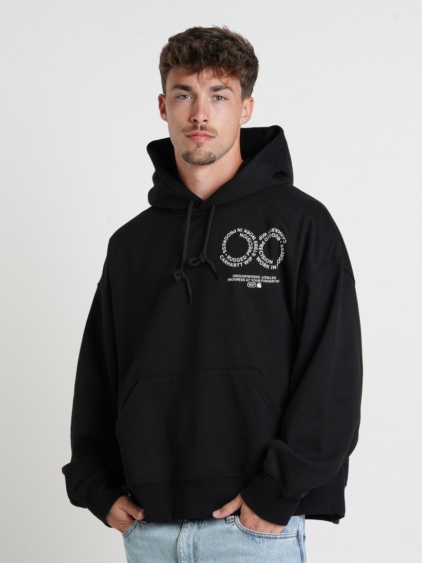 Sudadera con Capucha Carhartt WIP Rotation Negra