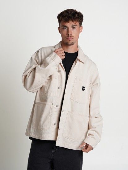Carhartt WIP Drewe Chore Beige Jacket