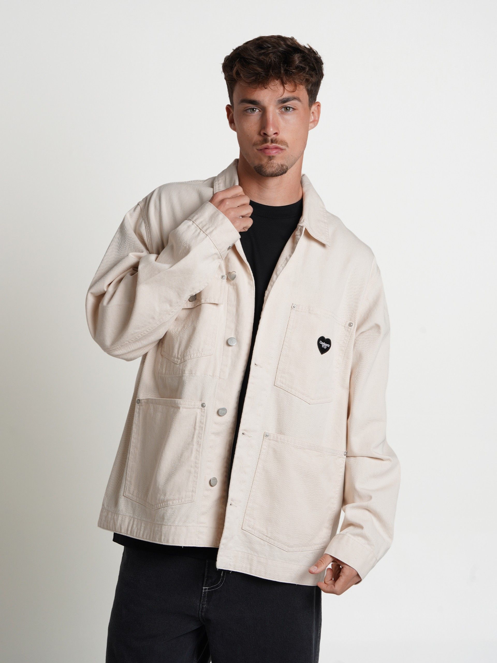 Chaqueta Carhartt WIP Drewe Chore Beige