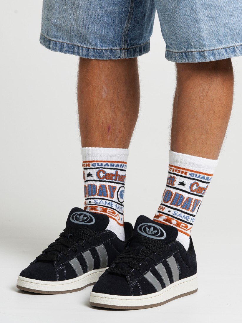 Meias Carhartt WIP Catalogue Brancas Meias Carhartt WIP Catalogue Brancas