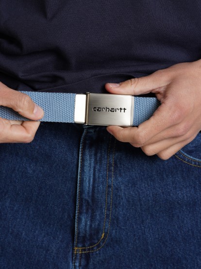 Carhartt WIP Chrome Blue Belt