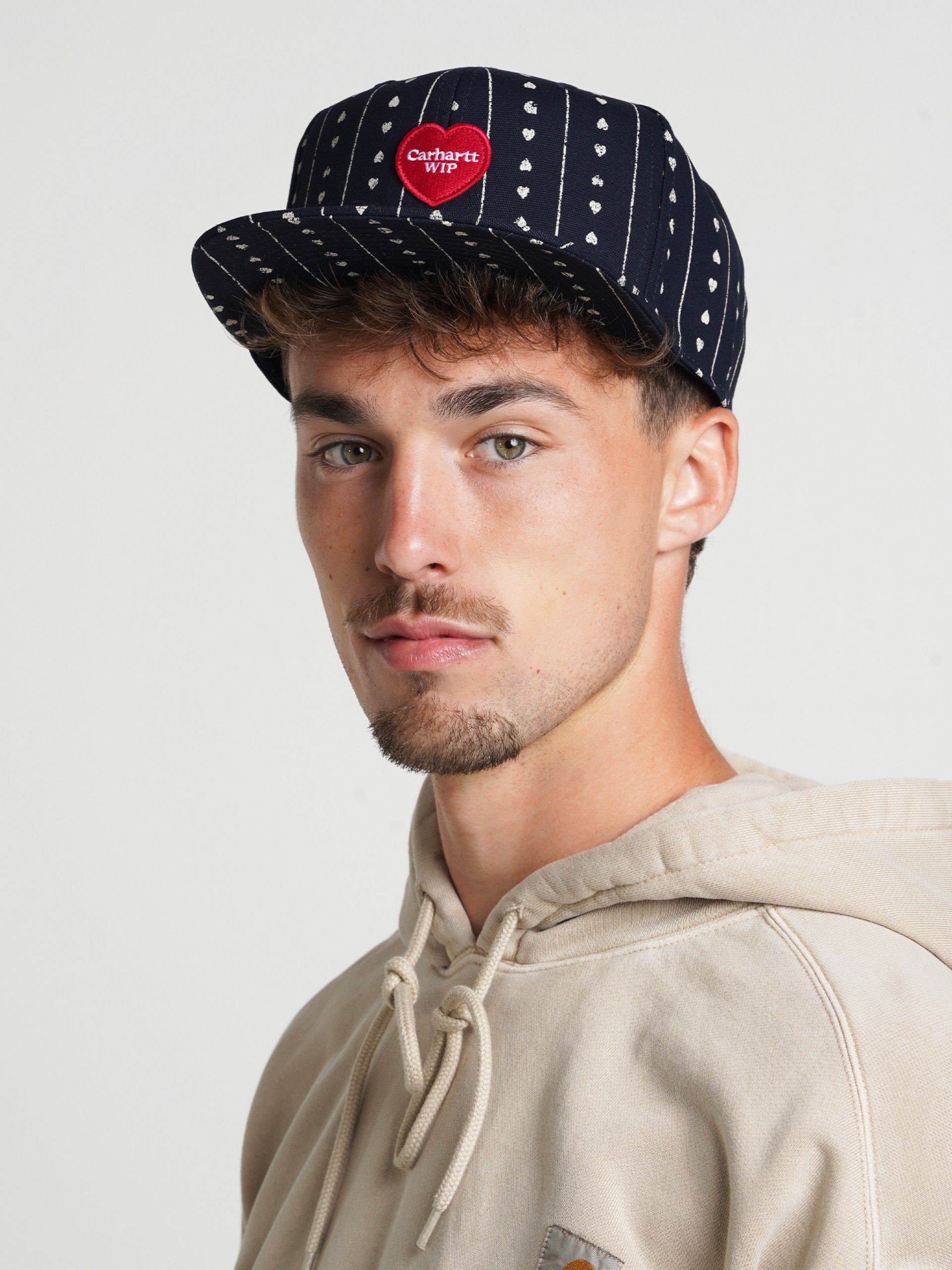 Carhartt WIP Drewe Heart Stripe Blue Cap
