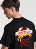 Camiseta Carhartt WIP Crab Paint Negra