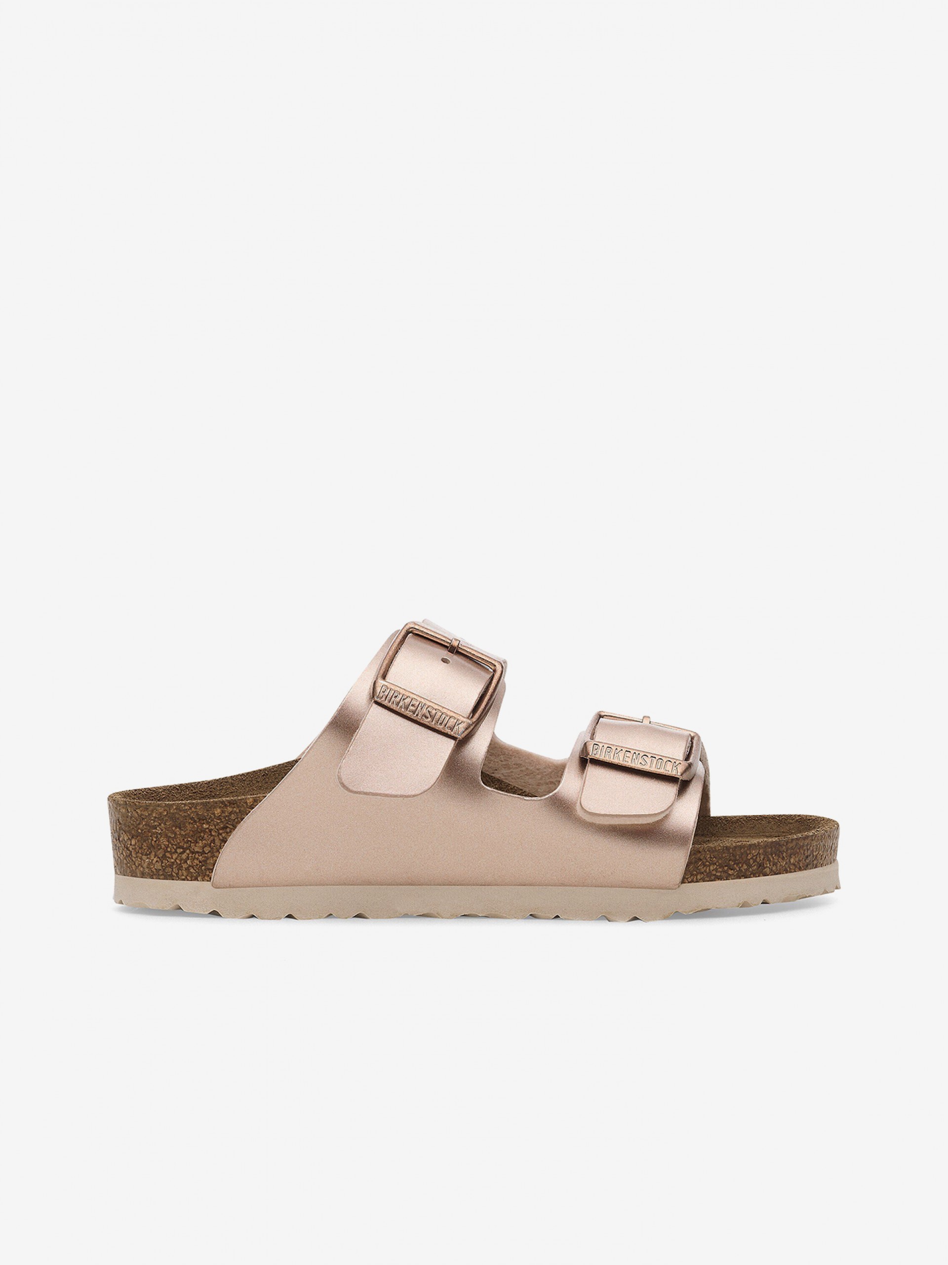 Chinelos Birkenstock Arizona Birko-Flor Kids Rosa Dourado