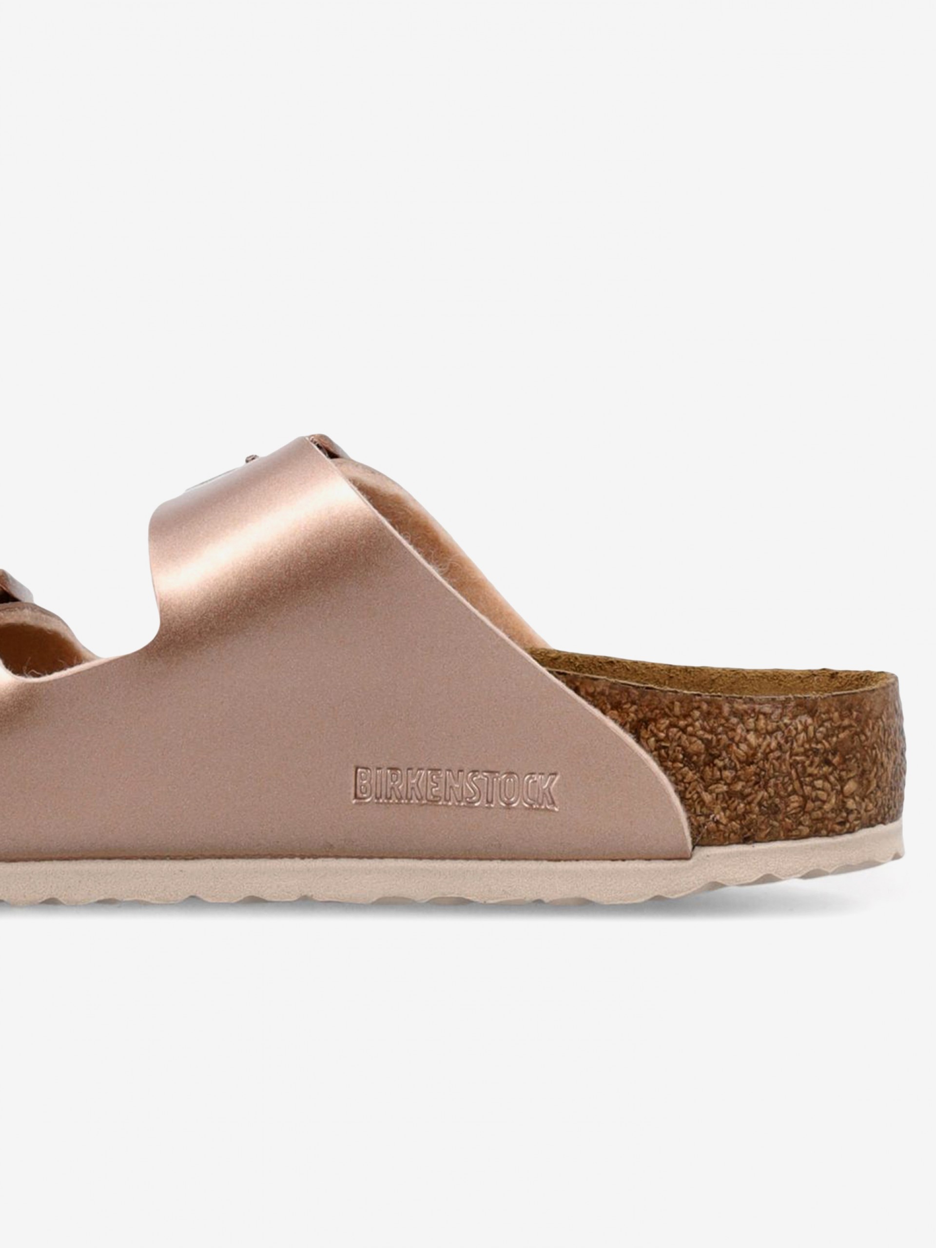 Chinelos Birkenstock Arizona Birko-Flor Kids Rosa Dourado