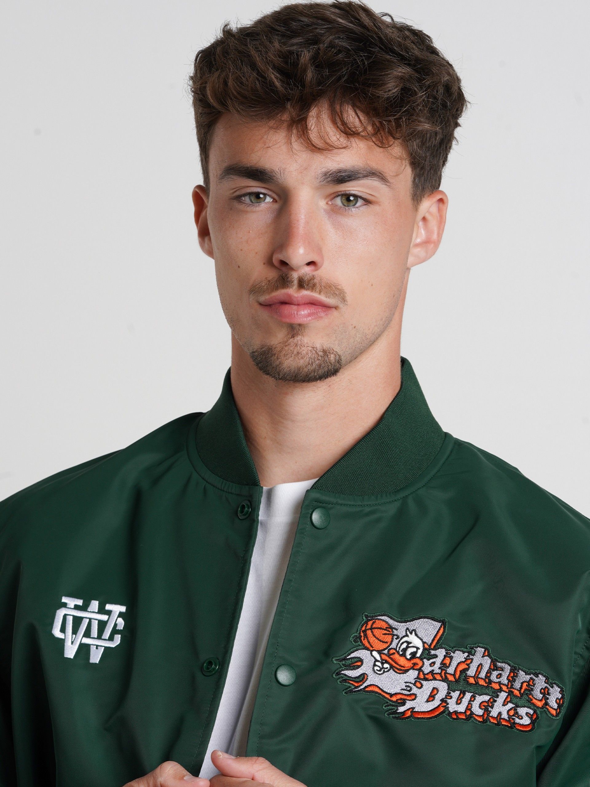 Casaco Carhartt WIP Flaming Ducks Verde