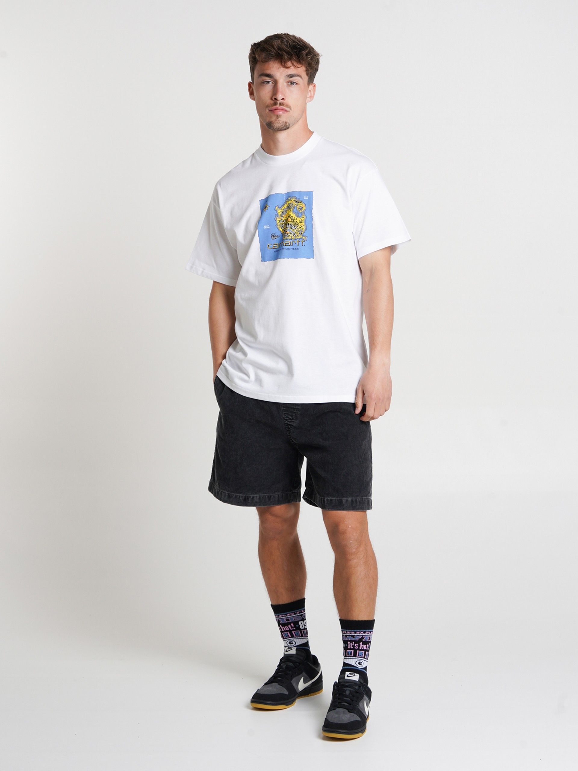 Camiseta Carhartt WIP Old World Blanca