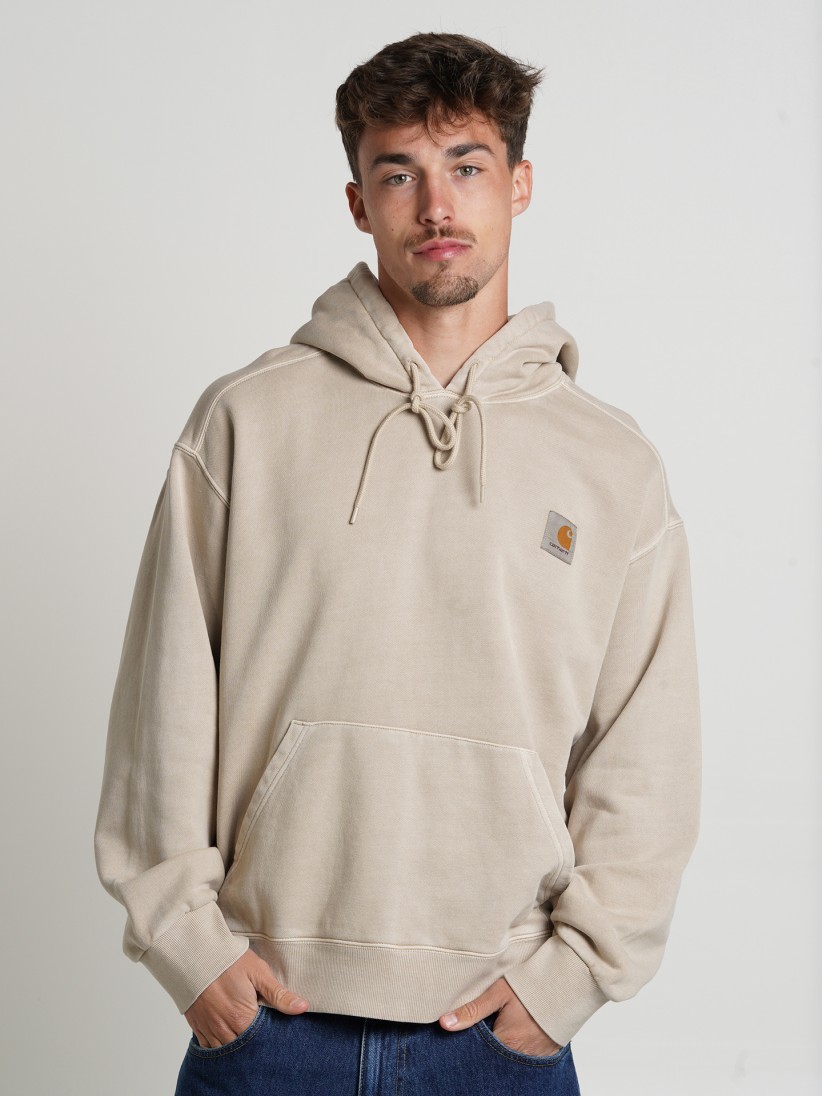 Carhartt WIP Nelson Beige Hoodie Carhartt WIP Nelson Beige Hoodie