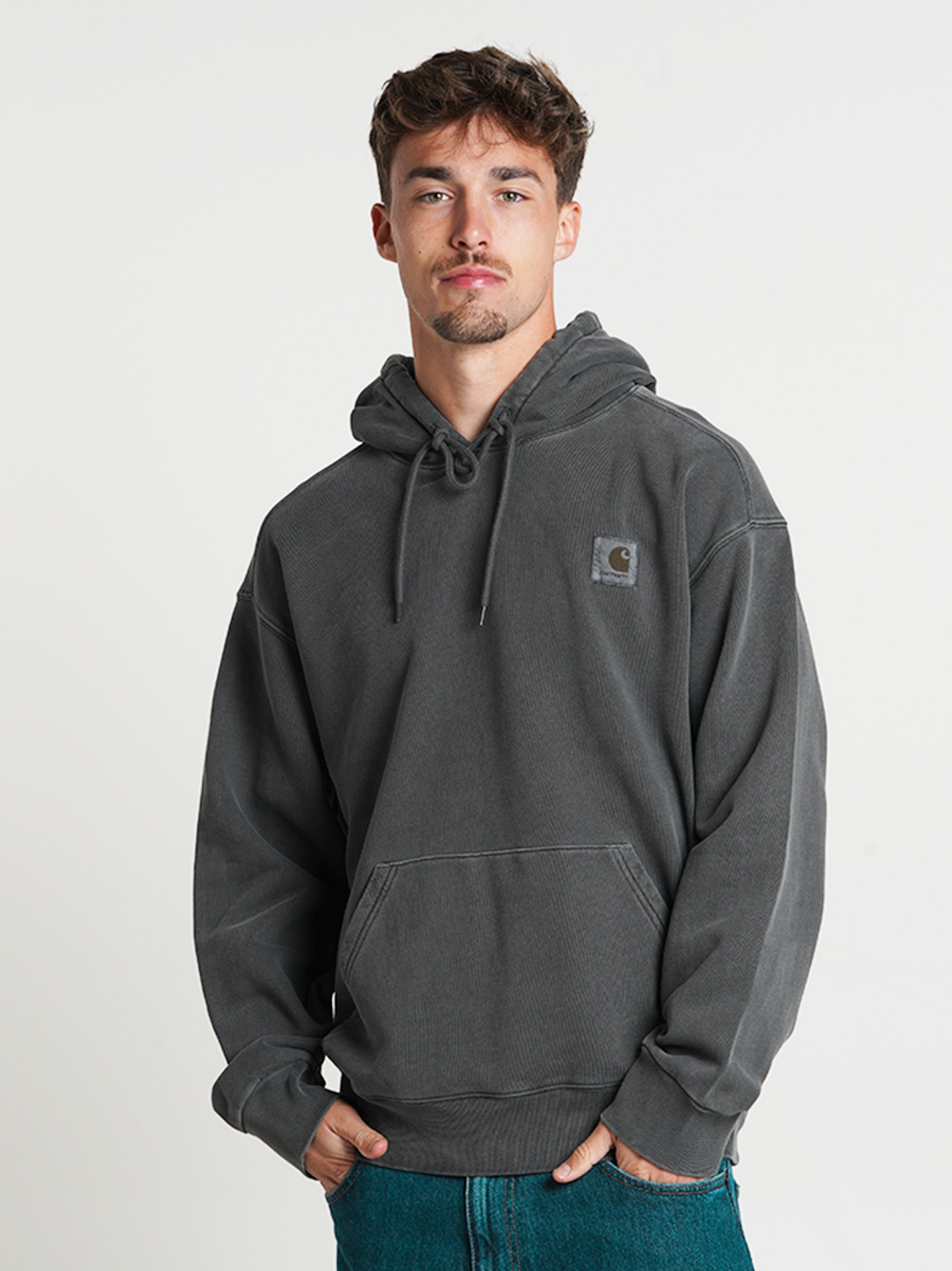 Camisola com Capuz Carhartt WIP Nelson Cinzenta