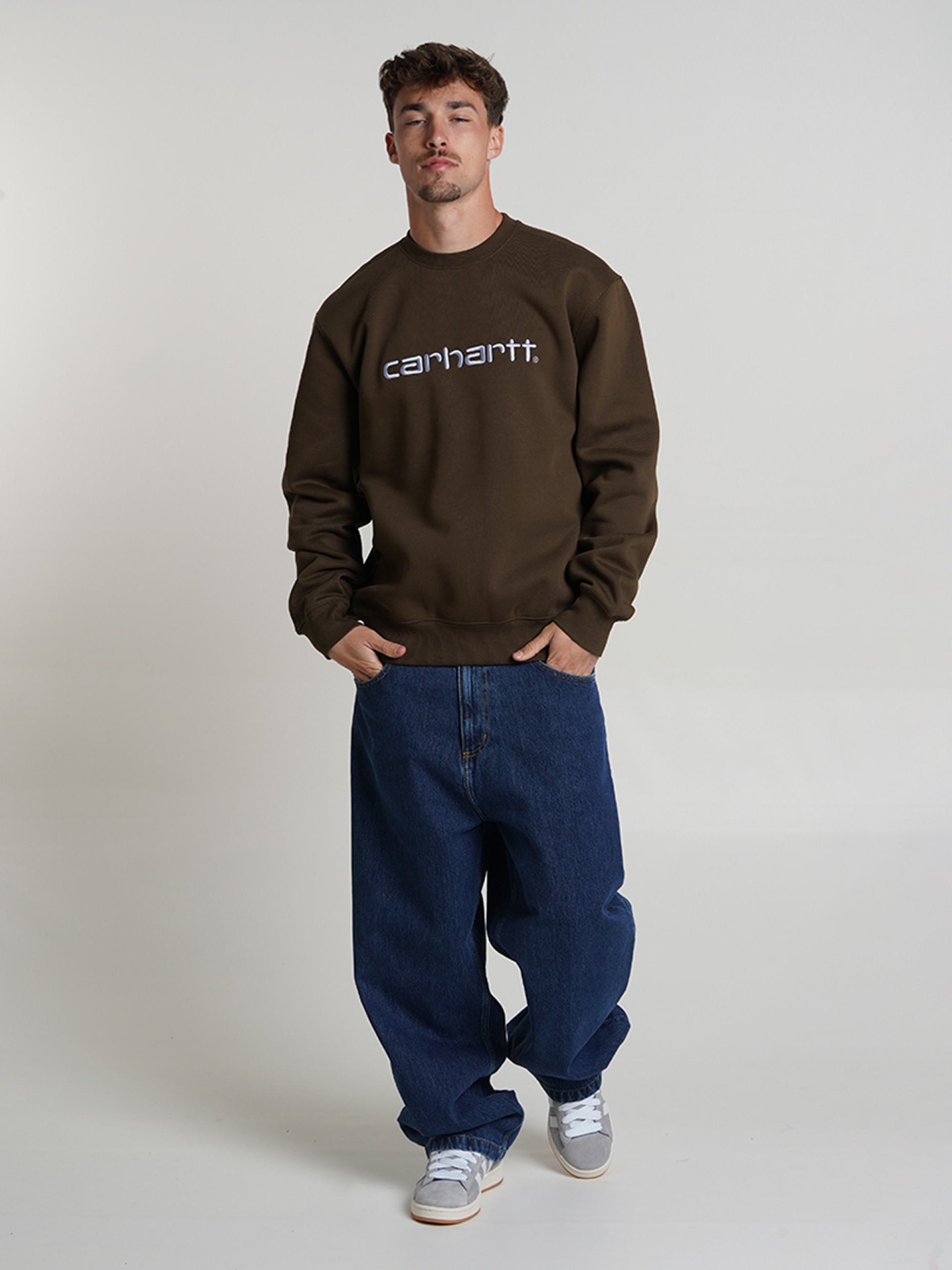 Camisola Carhartt WIP Sweat Castanha