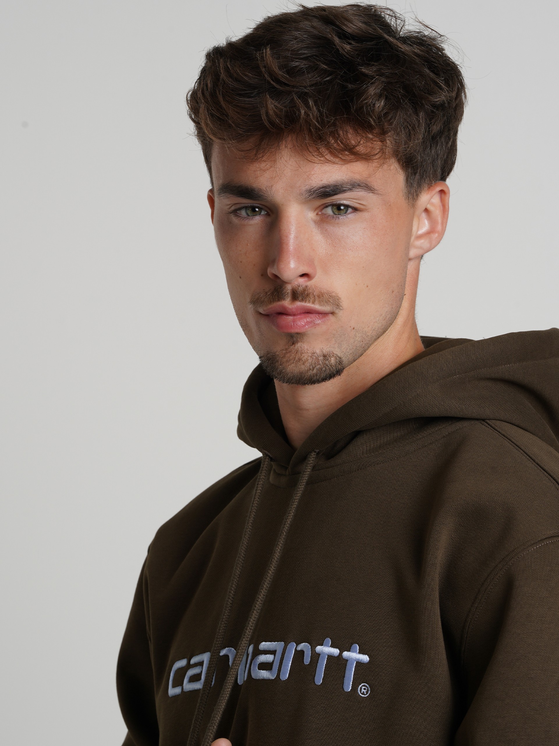 Camisola com Capuz Carhartt WIP Sweat Castanha