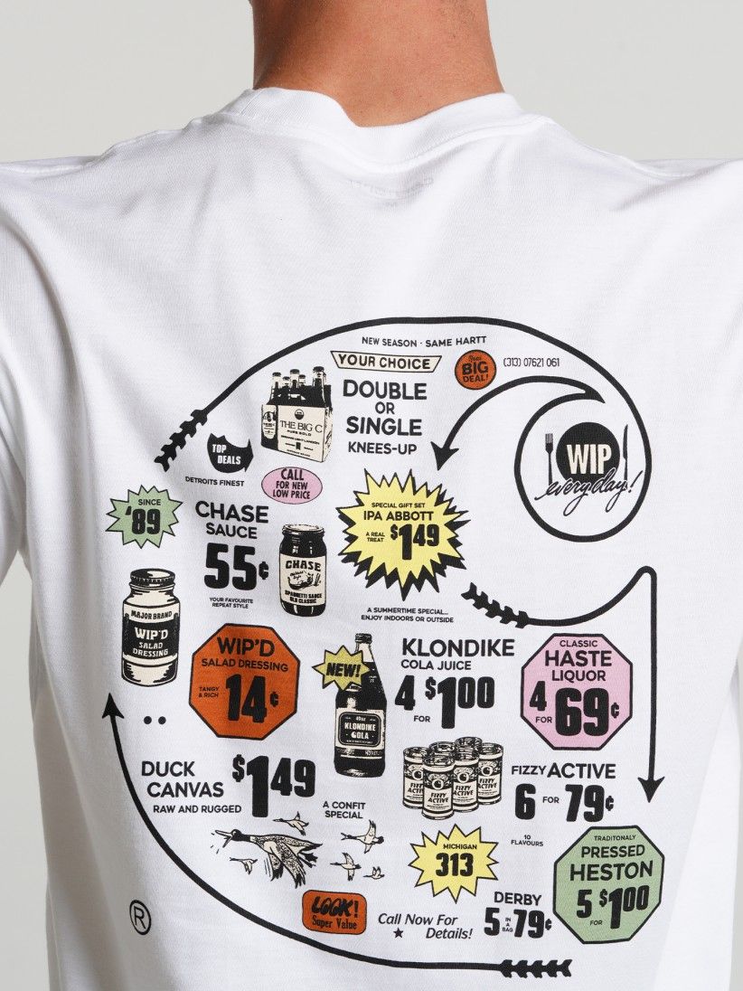 Carhartt WIP Catalogue C Logo White T-shirt - I034761.02.XX
