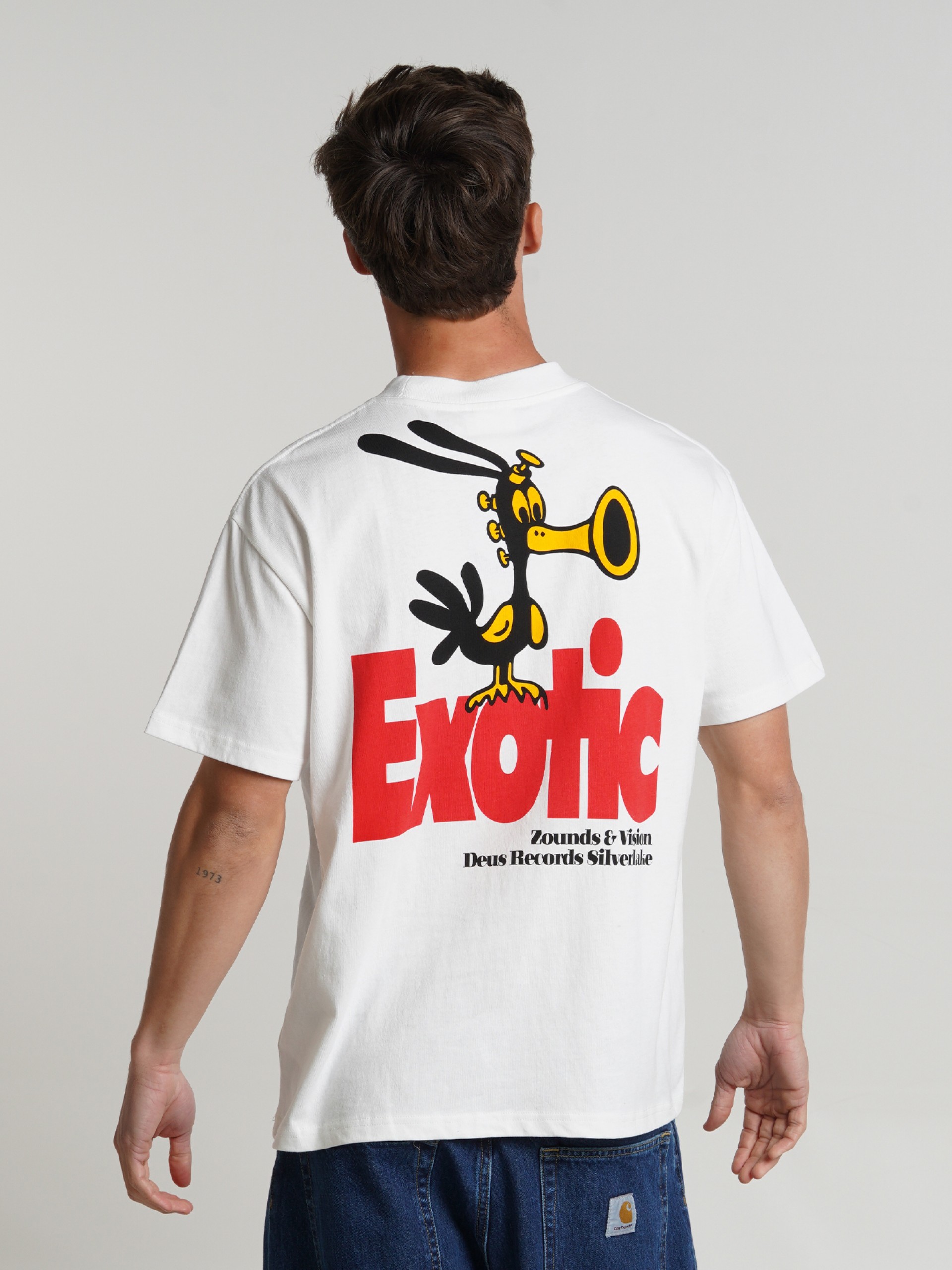 T-shirt Deus Ex Machina Zounds Branca