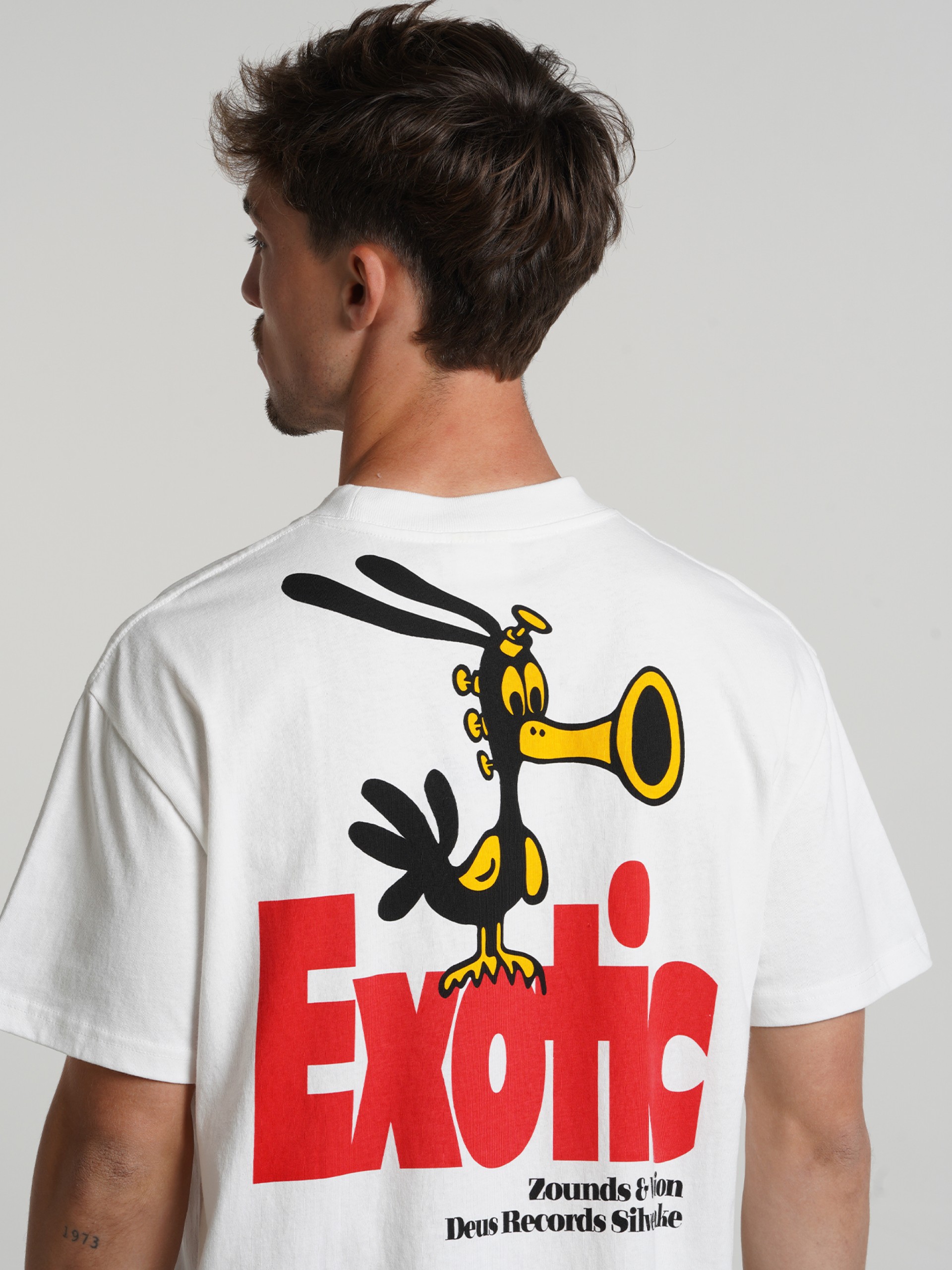 T-shirt Deus Ex Machina Zounds Branca