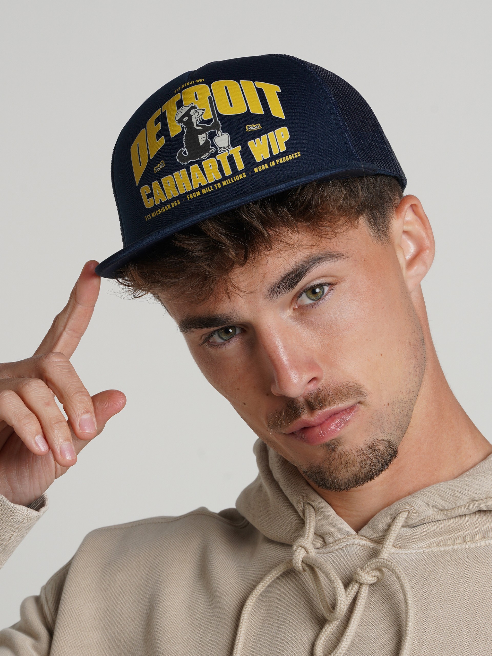 Carhartt WIP Underground Trucker Blue Cap