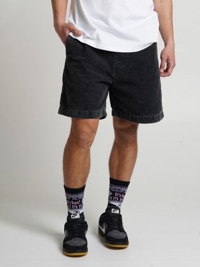 Cales de Bombazina Carhartt WIP Reynold Pretos