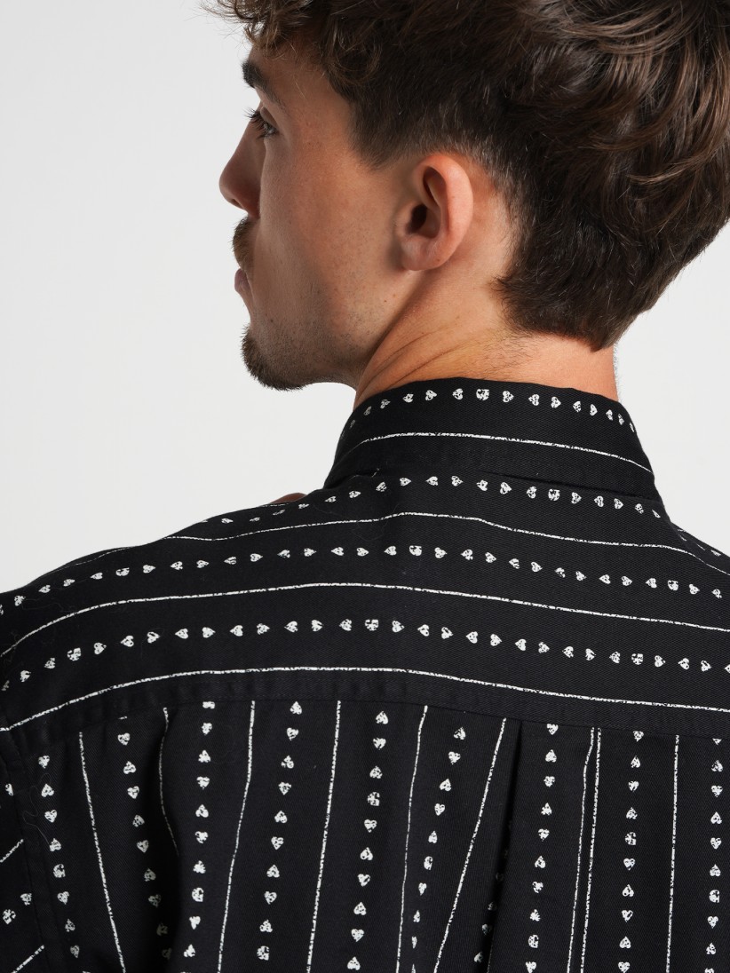 Carhartt WIP Drewe Heart Stripe Black Shirt