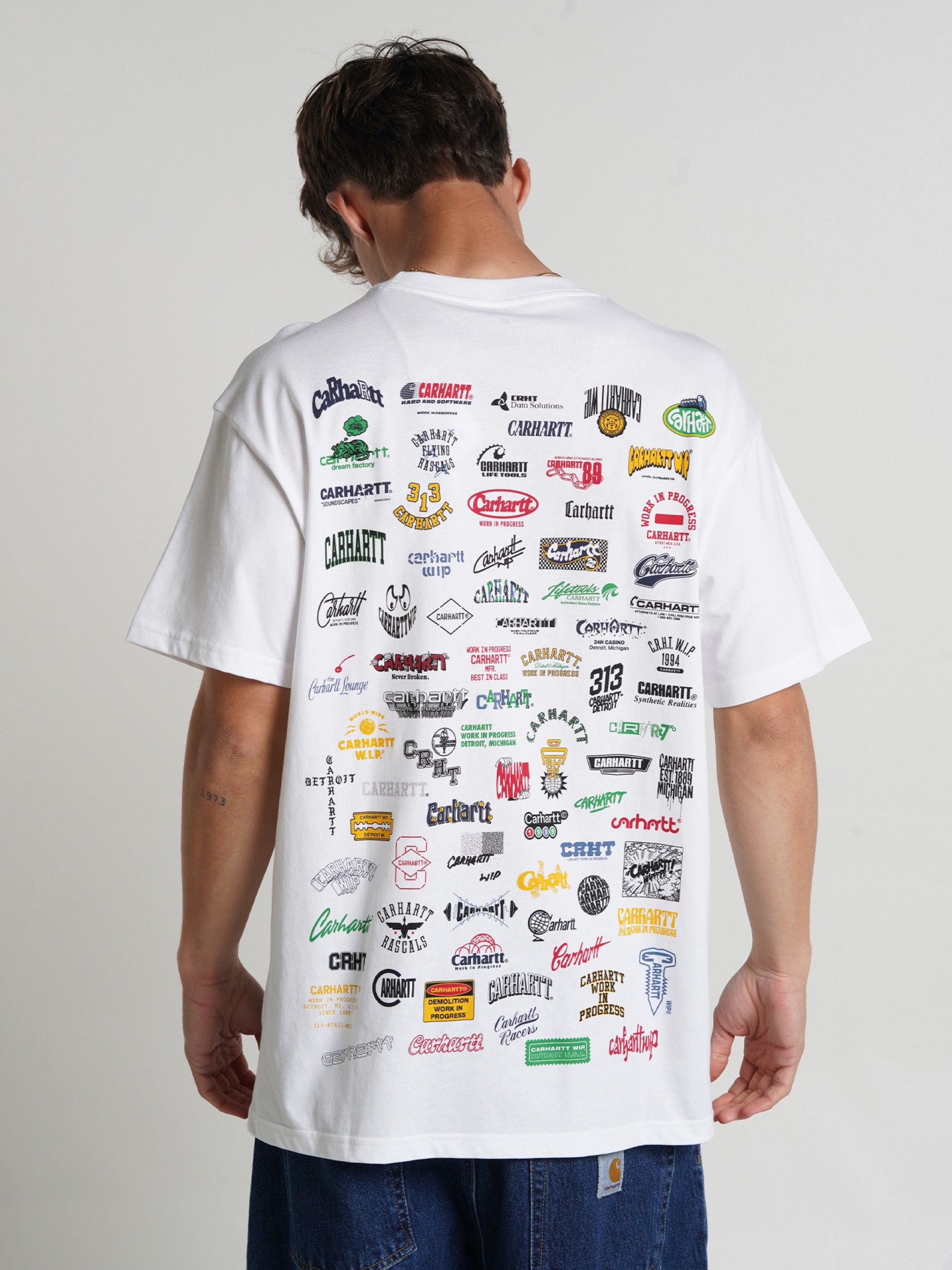 T-shirt Carhartt WIP Logo Branca