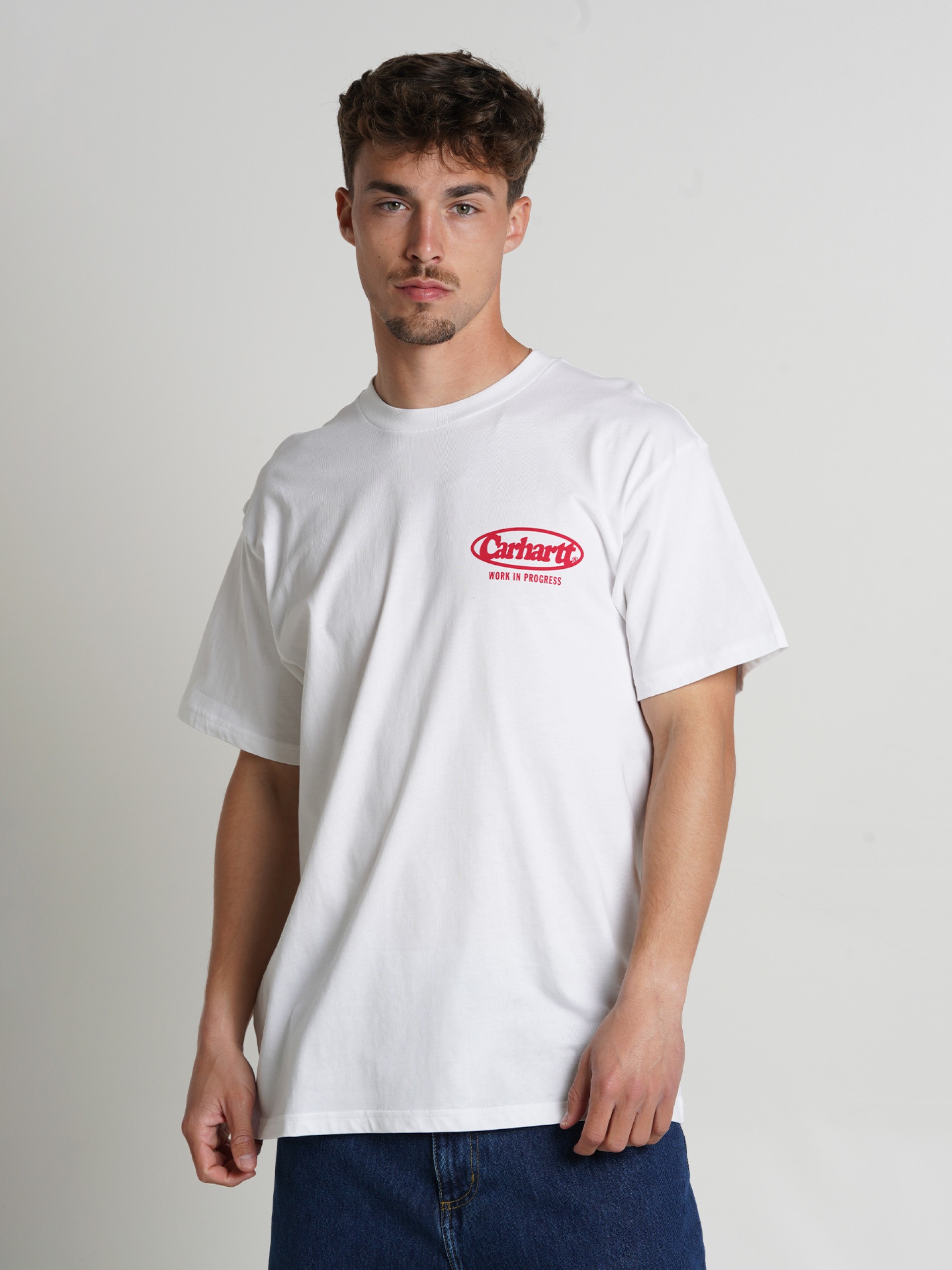 T-shirt Carhartt WIP Logo Branca