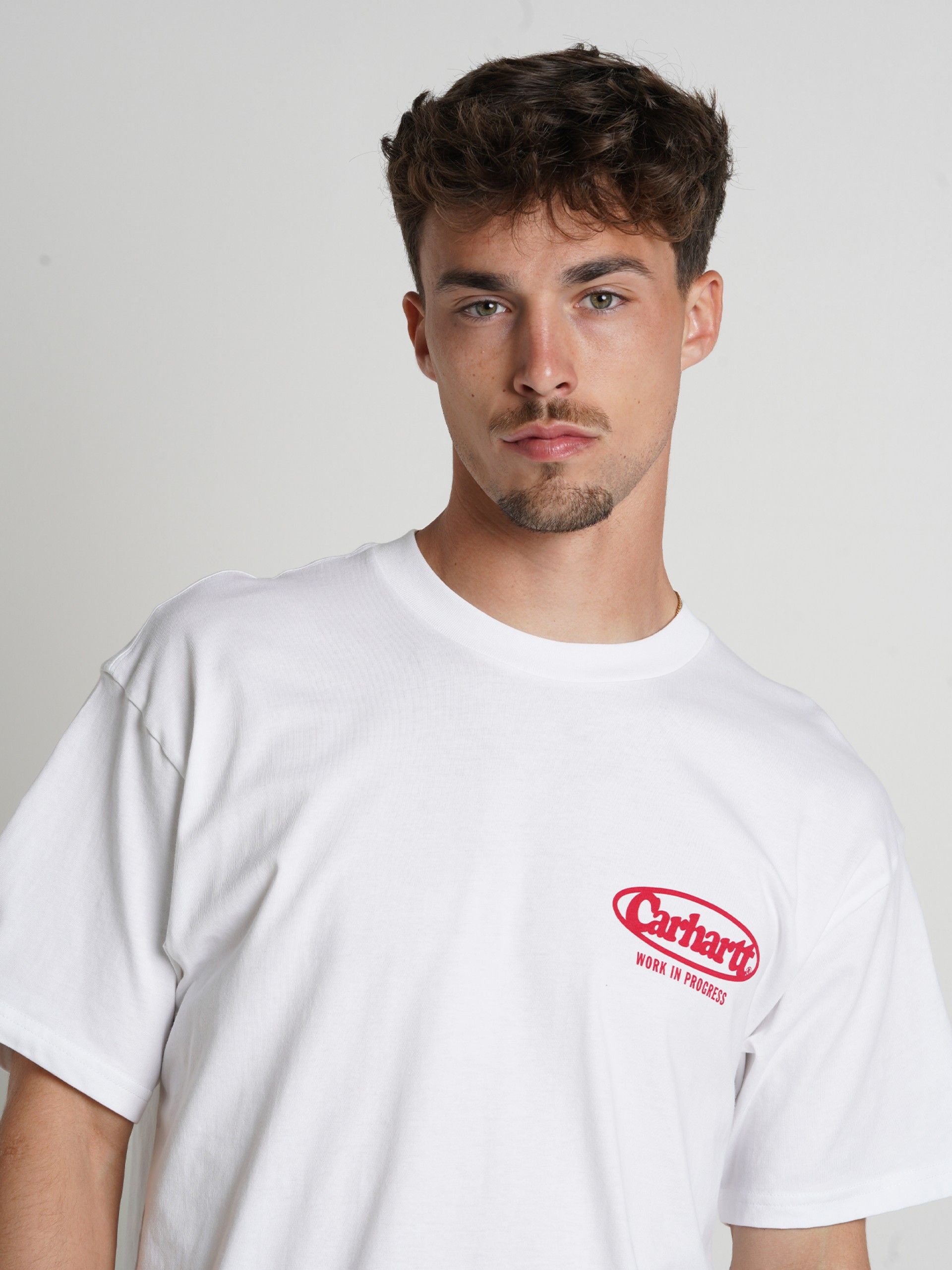 T-shirt Carhartt WIP Logo Branca