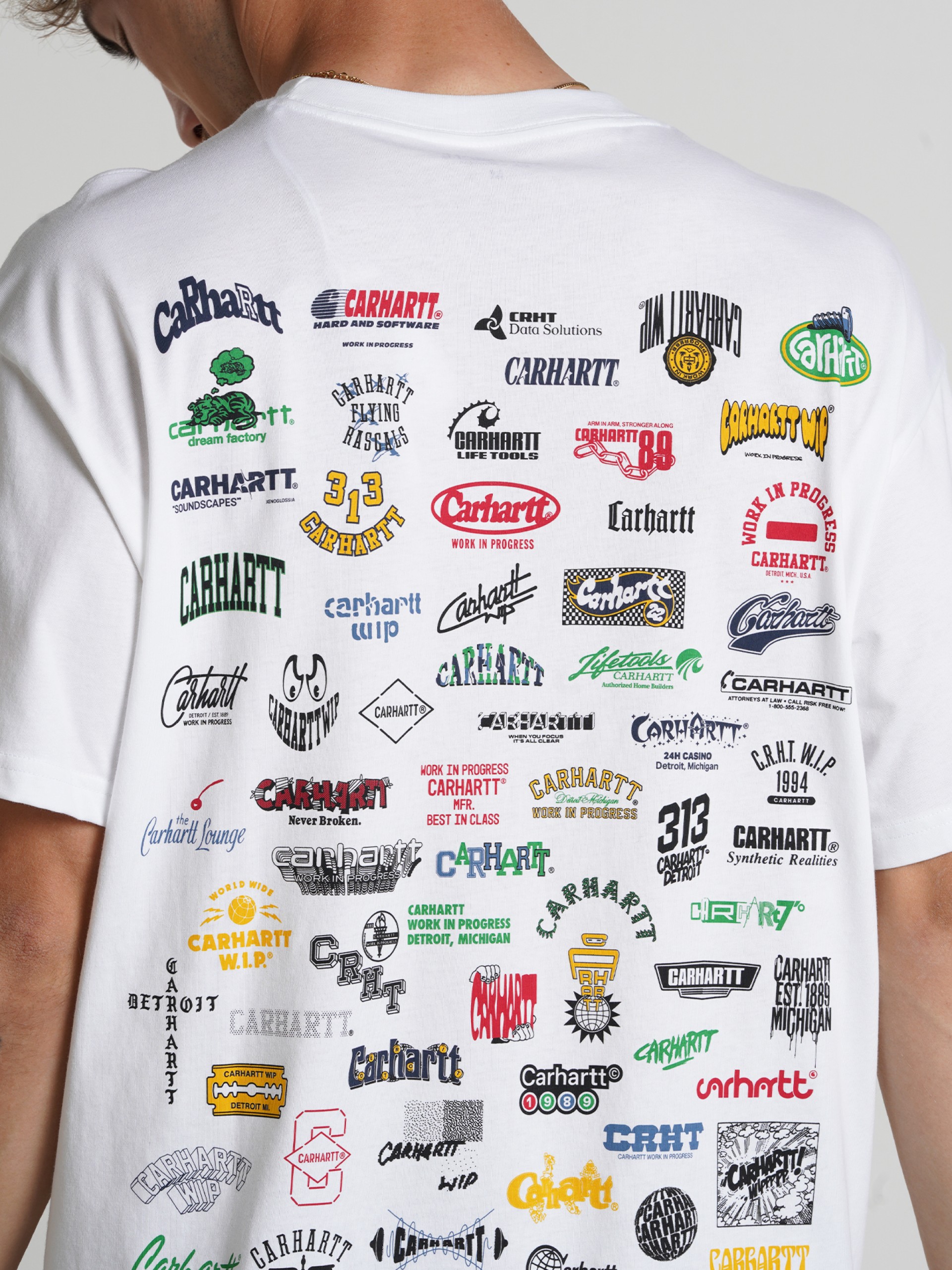 T-shirt Carhartt WIP Logo Branca