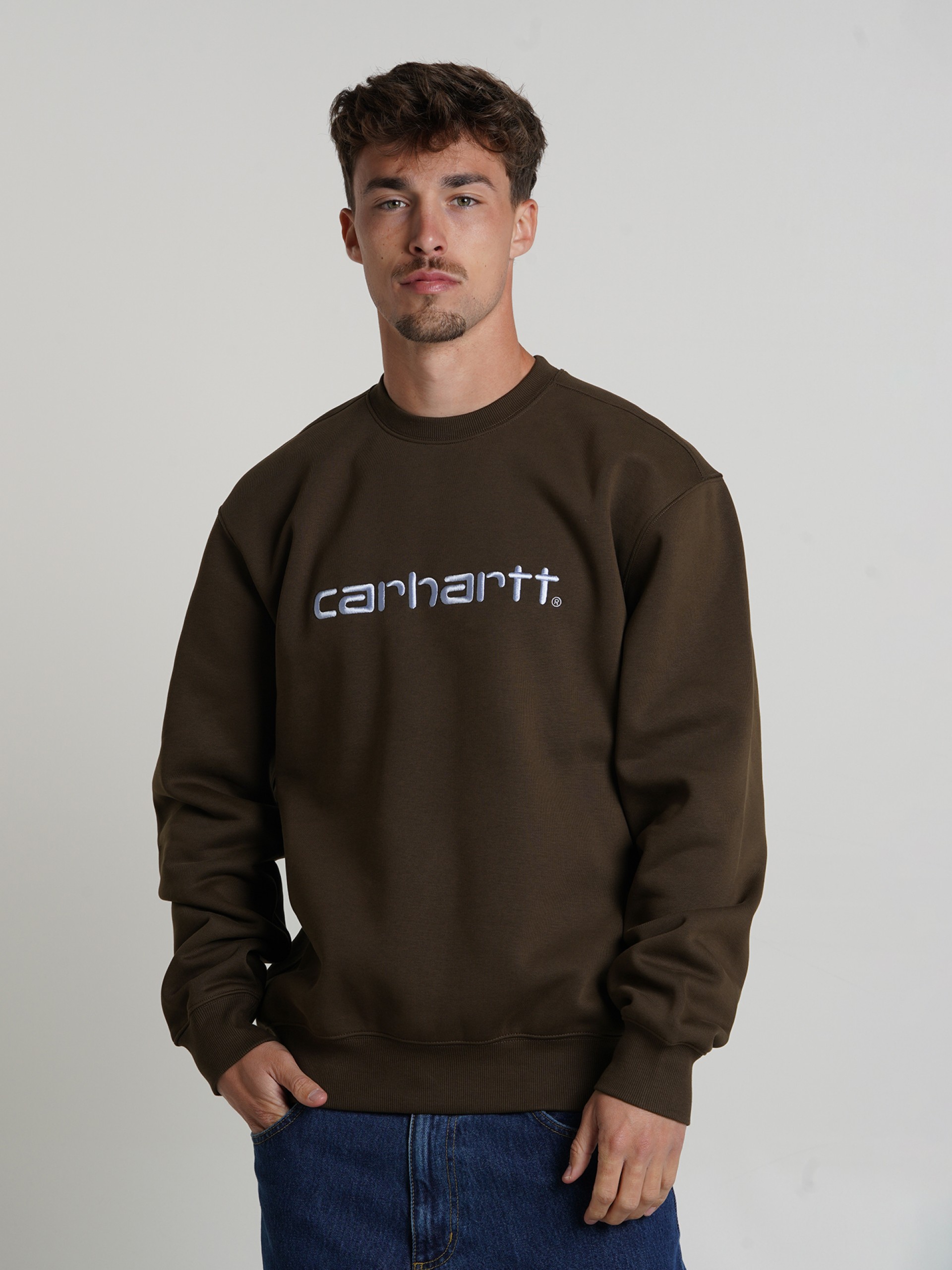 Camisola Carhartt WIP Sweat Castanha