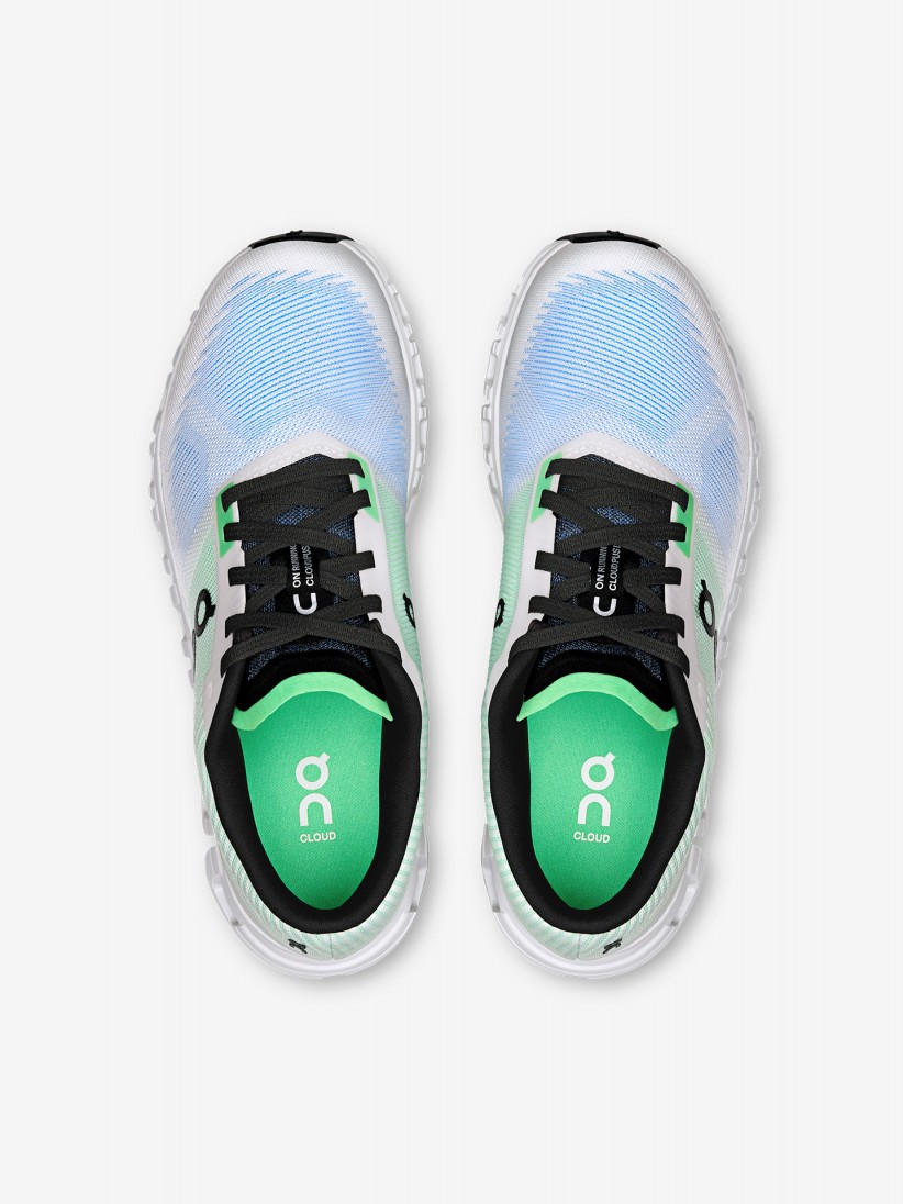 Zapatillas On Running Cloud 6 Push Verdes y Azules W