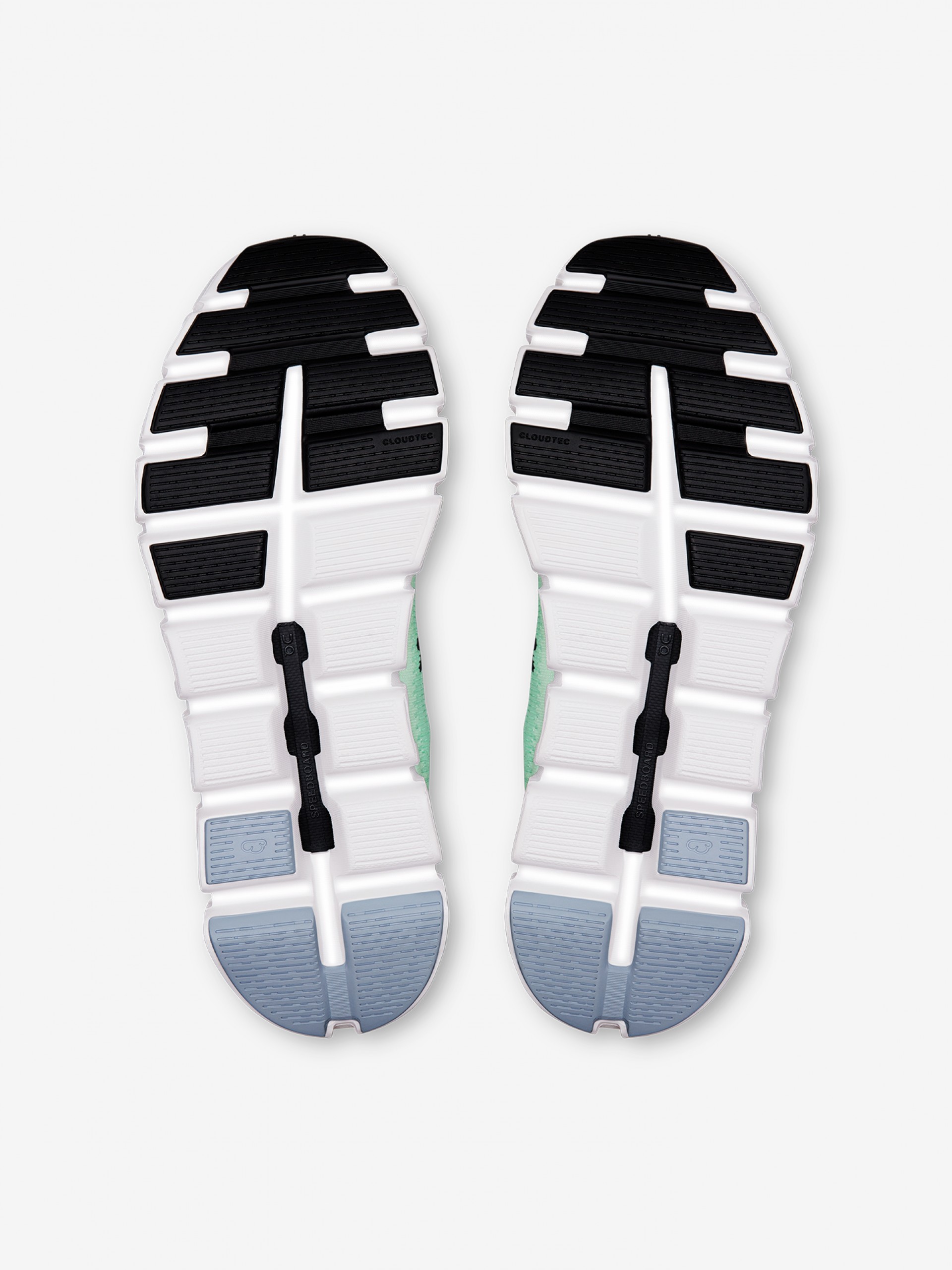 On Running Cloud 6 Push Green and Blue W Sneakers