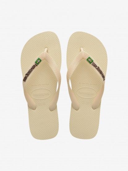 Chinelos Havaianas Brasil Logo Amarelos