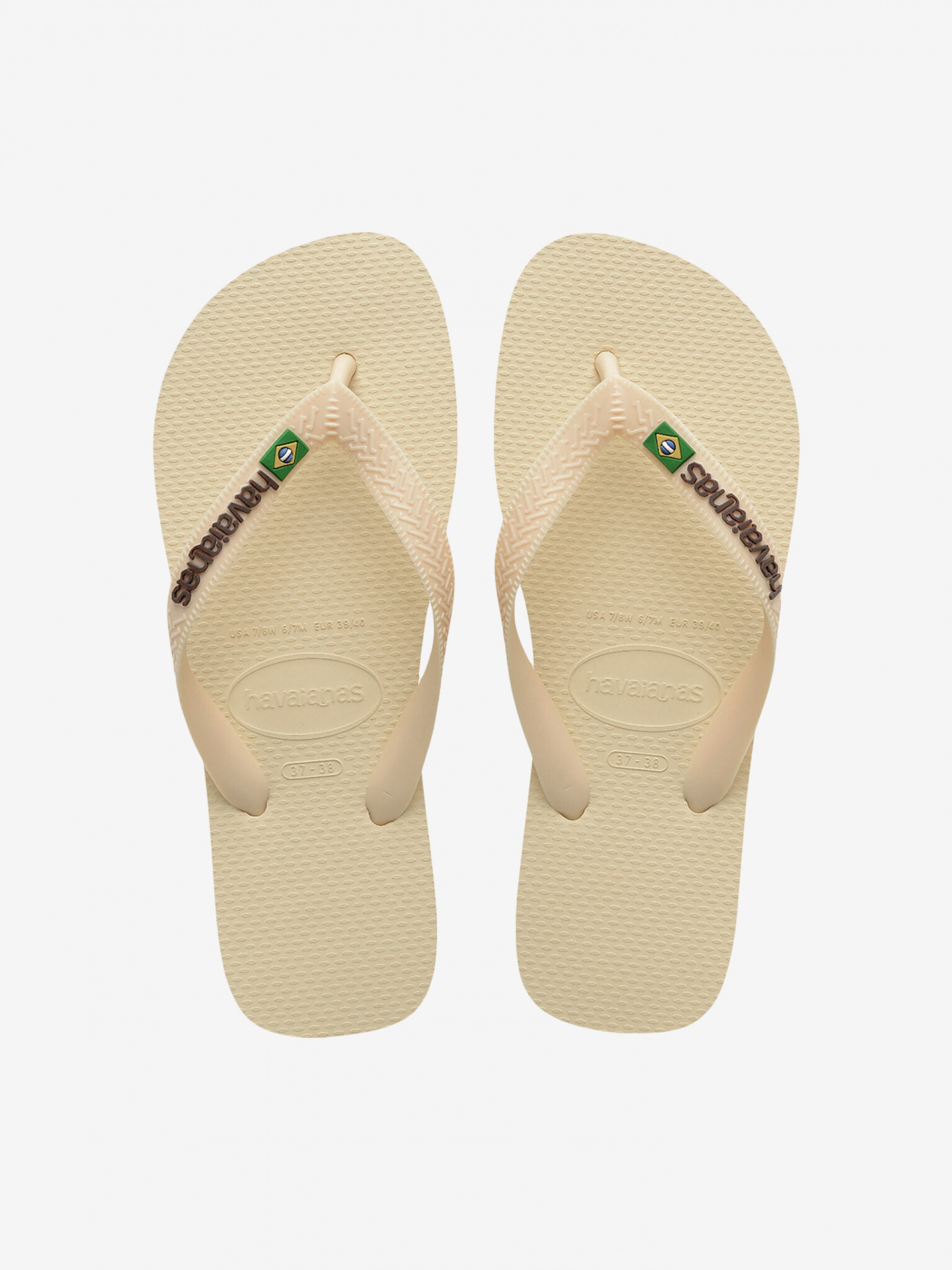 Chinelos Havaianas Brasil Logo Amarelos
