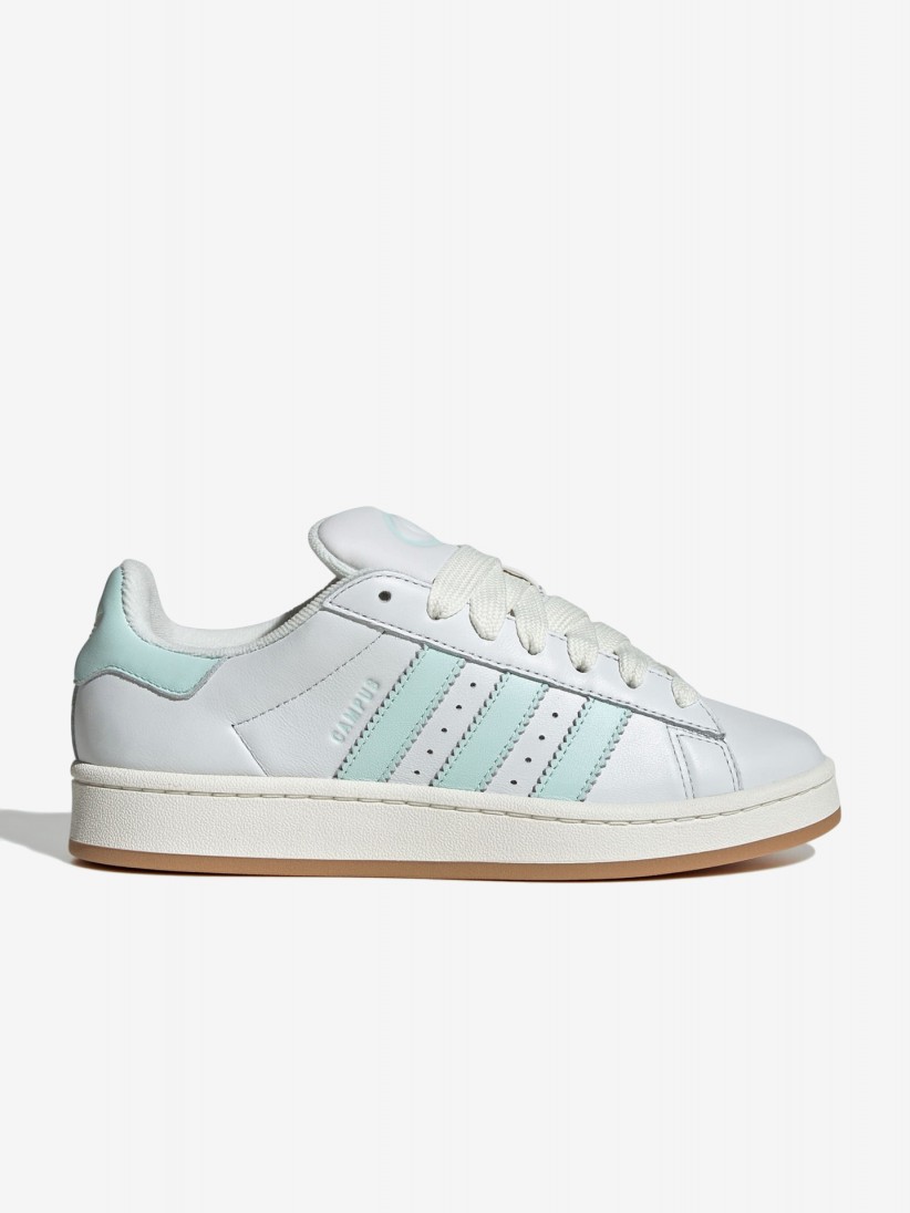 Adidas Campus 00s W White and Green Sneakers