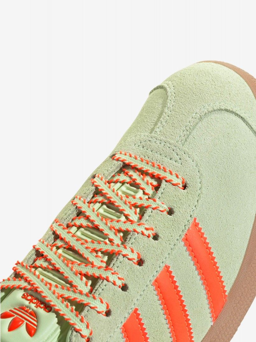 Sapatilhas Adidas Gazelle W Verdes e Laranja