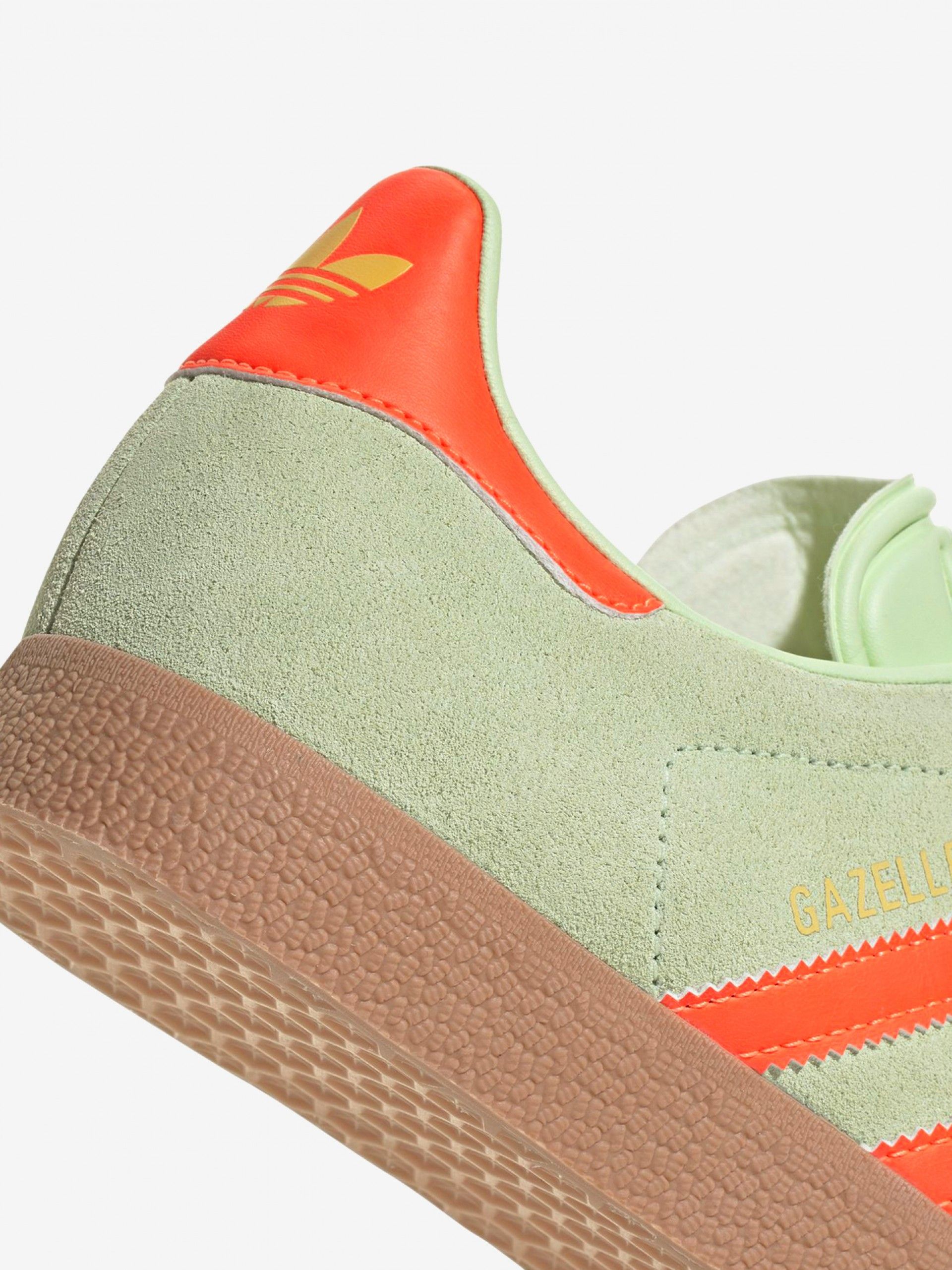 Sapatilhas Adidas Gazelle W Verdes e Laranja