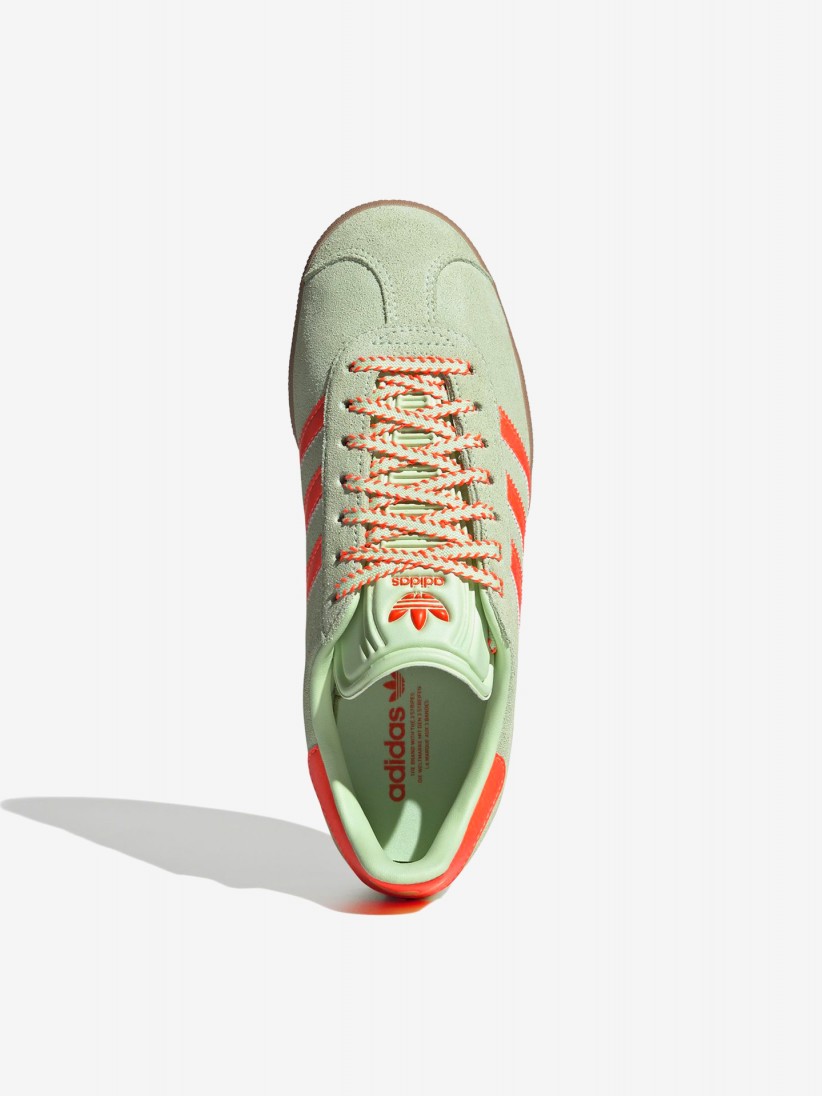 Sapatilhas Adidas Gazelle W Verdes e Laranja