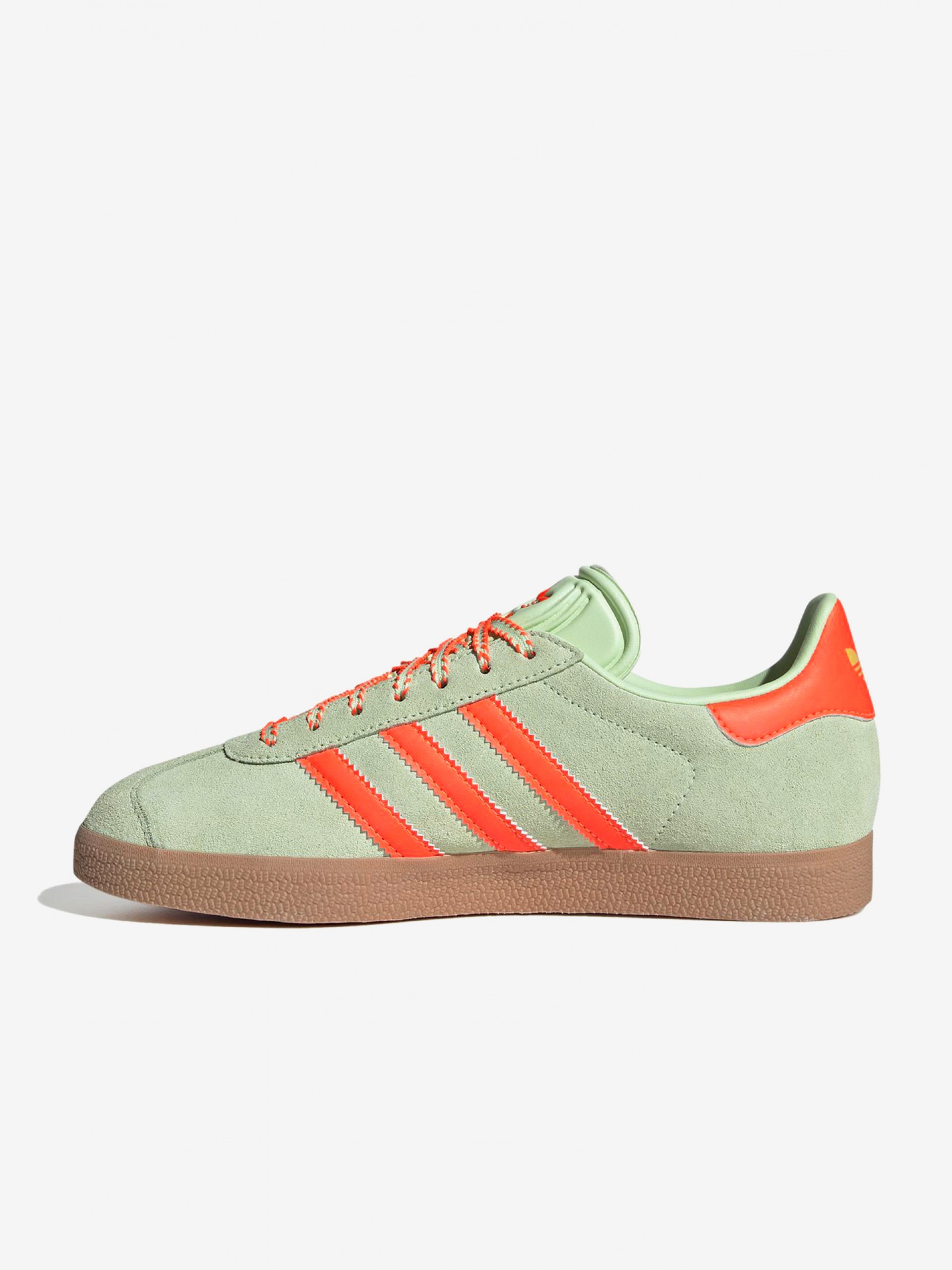 Sapatilhas Adidas Gazelle W Verdes e Laranja
